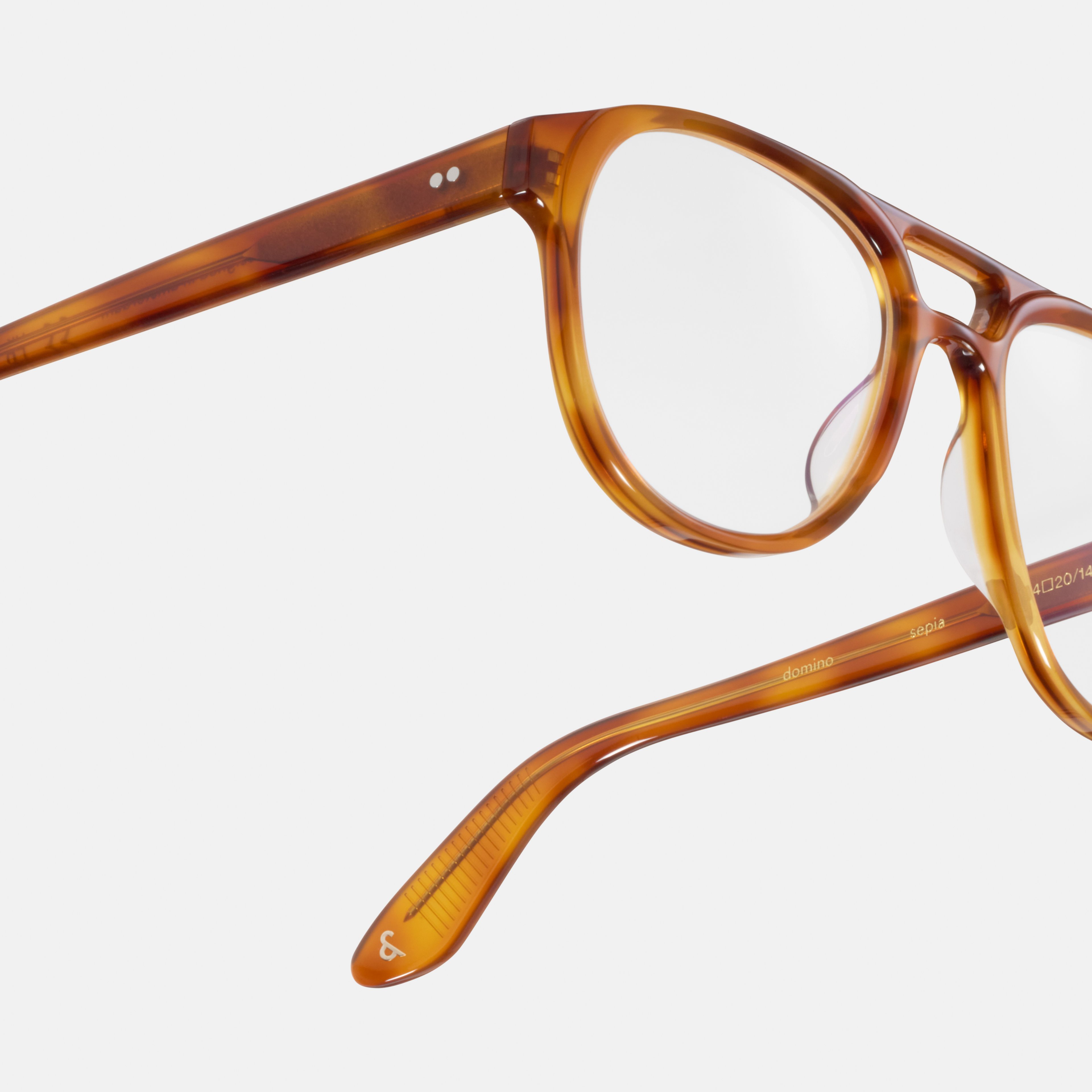Ace & Tate Brillen | Oval Acetat in Braun