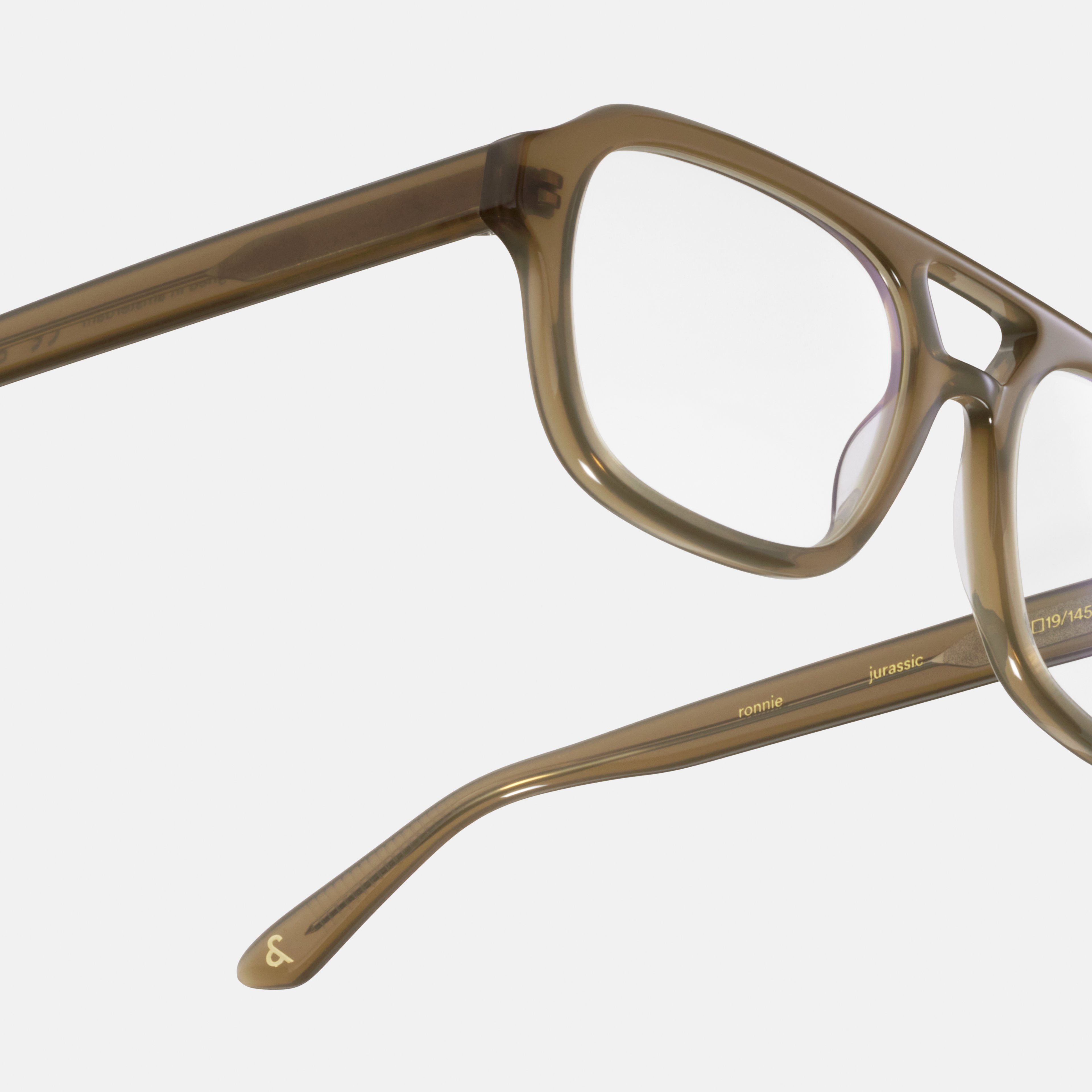Ace & Tate Glasses | Square Acetate in Green