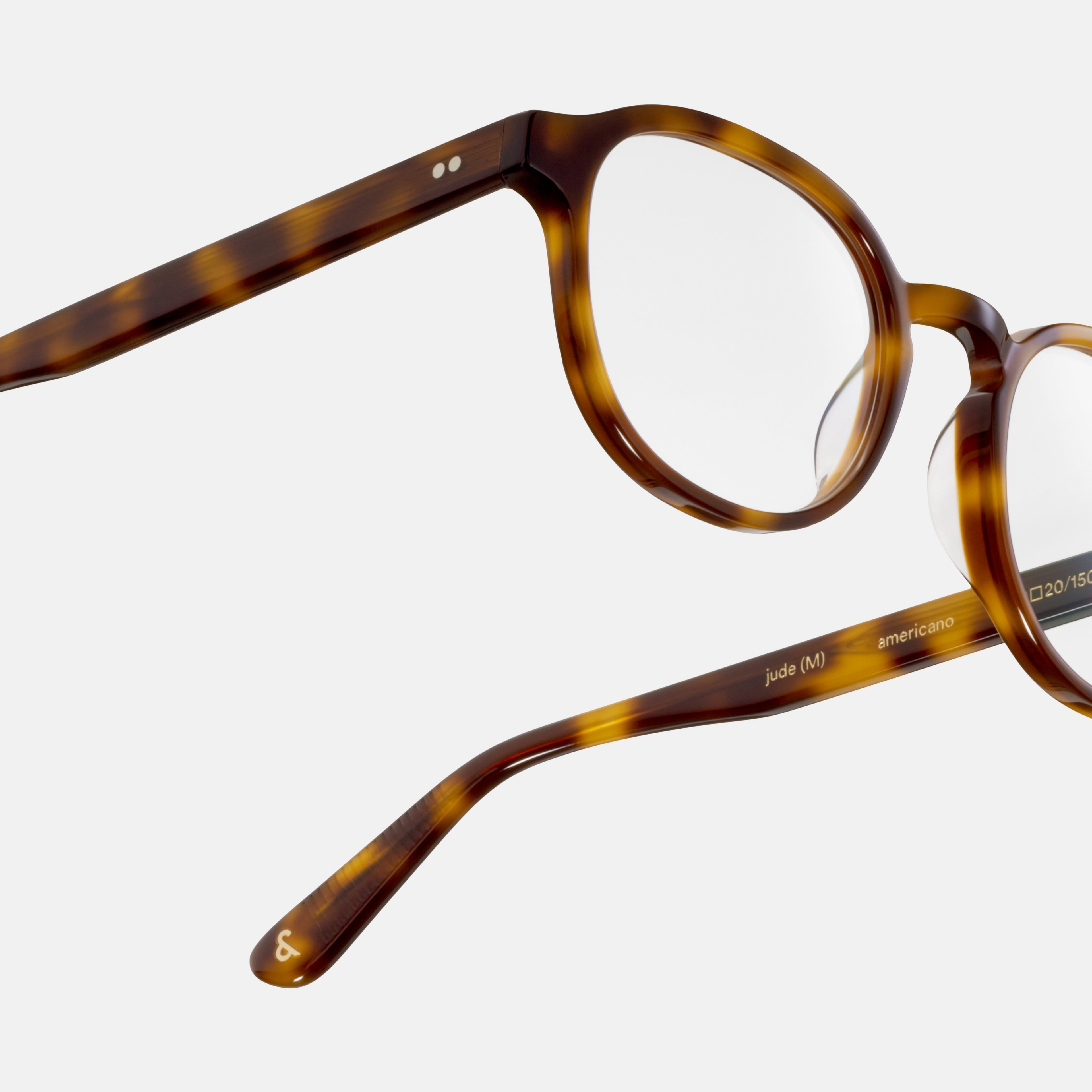 Ace & Tate Glasses | Round Acetate in Black, Brown
