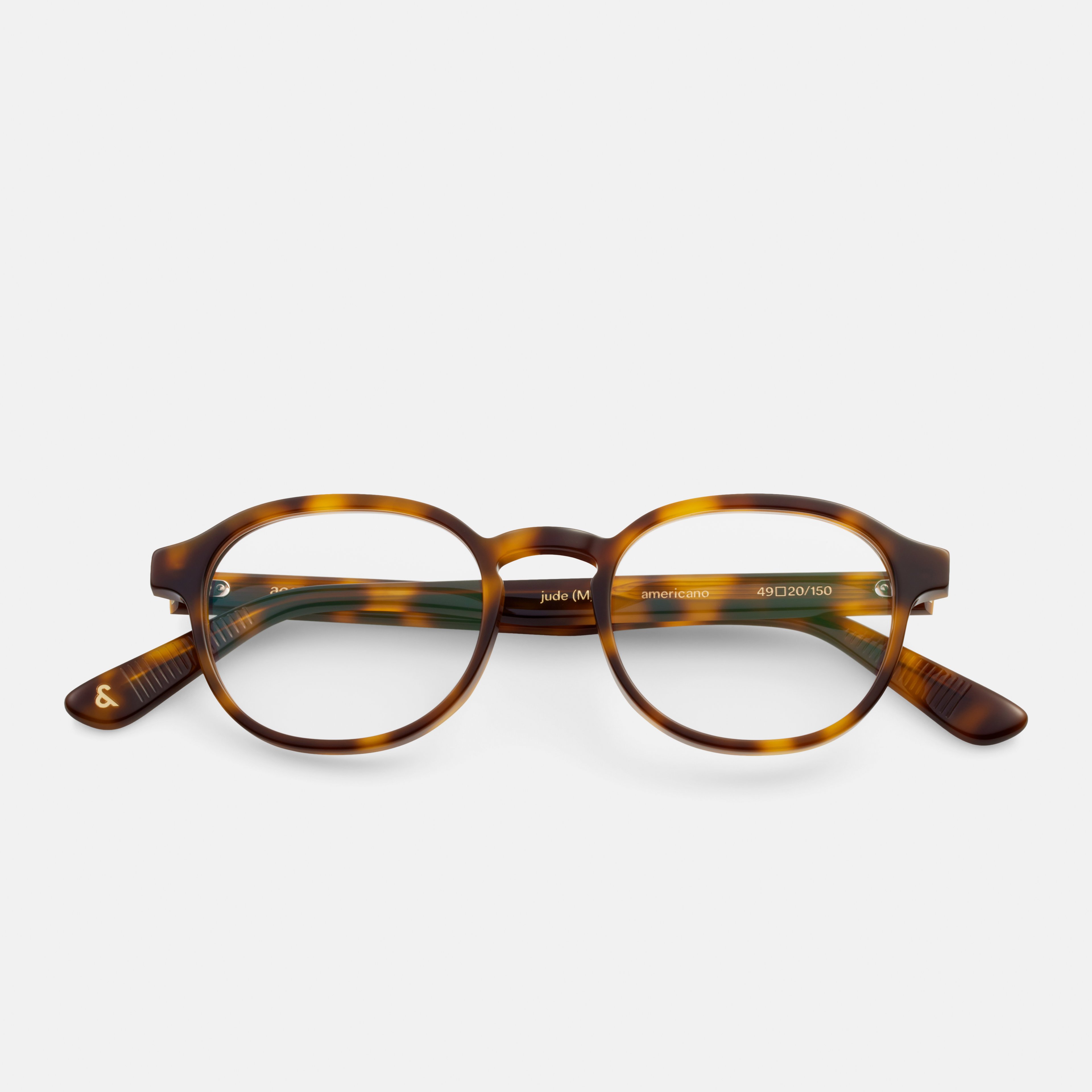 Ace & Tate Glasses | Round Acetate in Black, Brown
