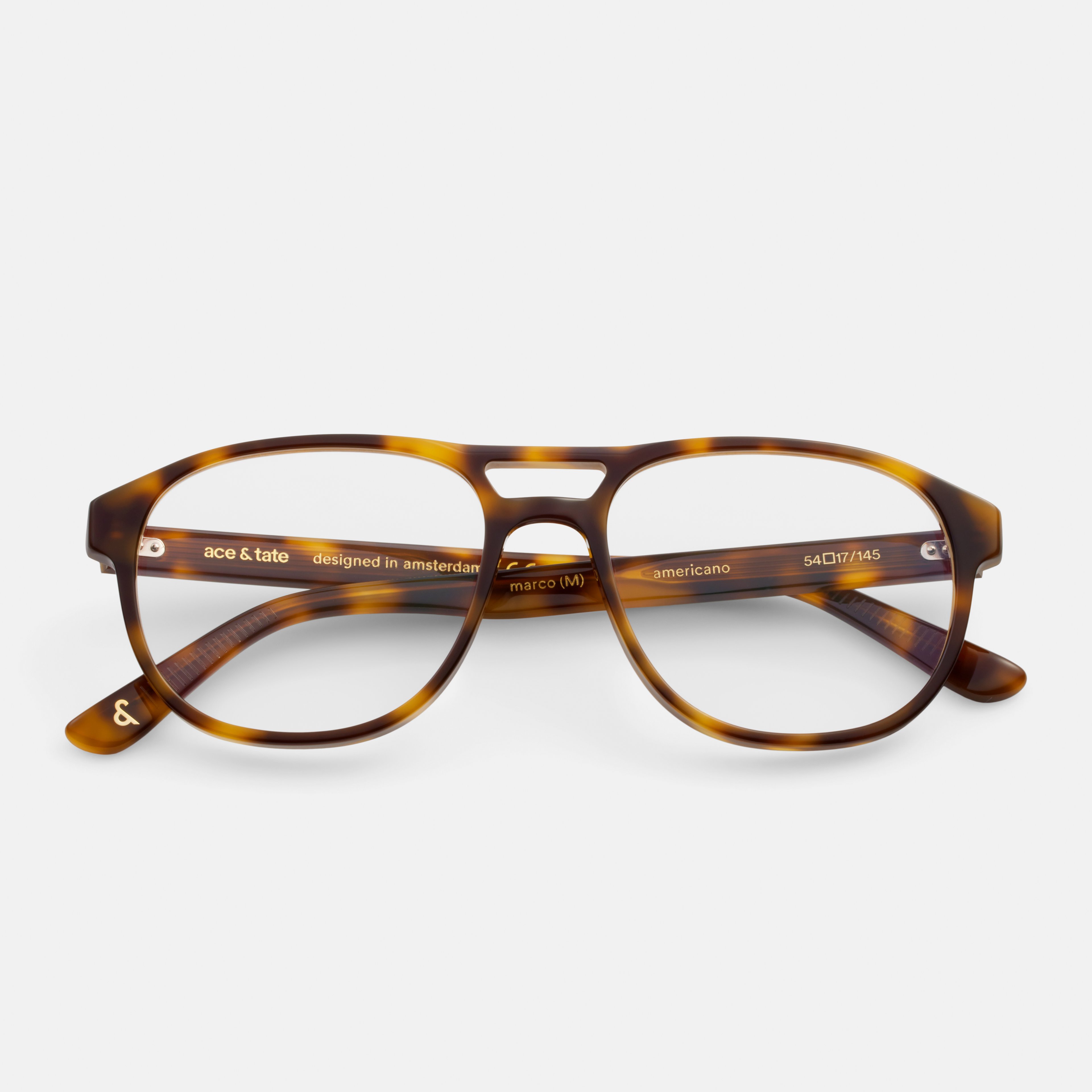 Ace & Tate Glasses |  Acetate in Black, Brown