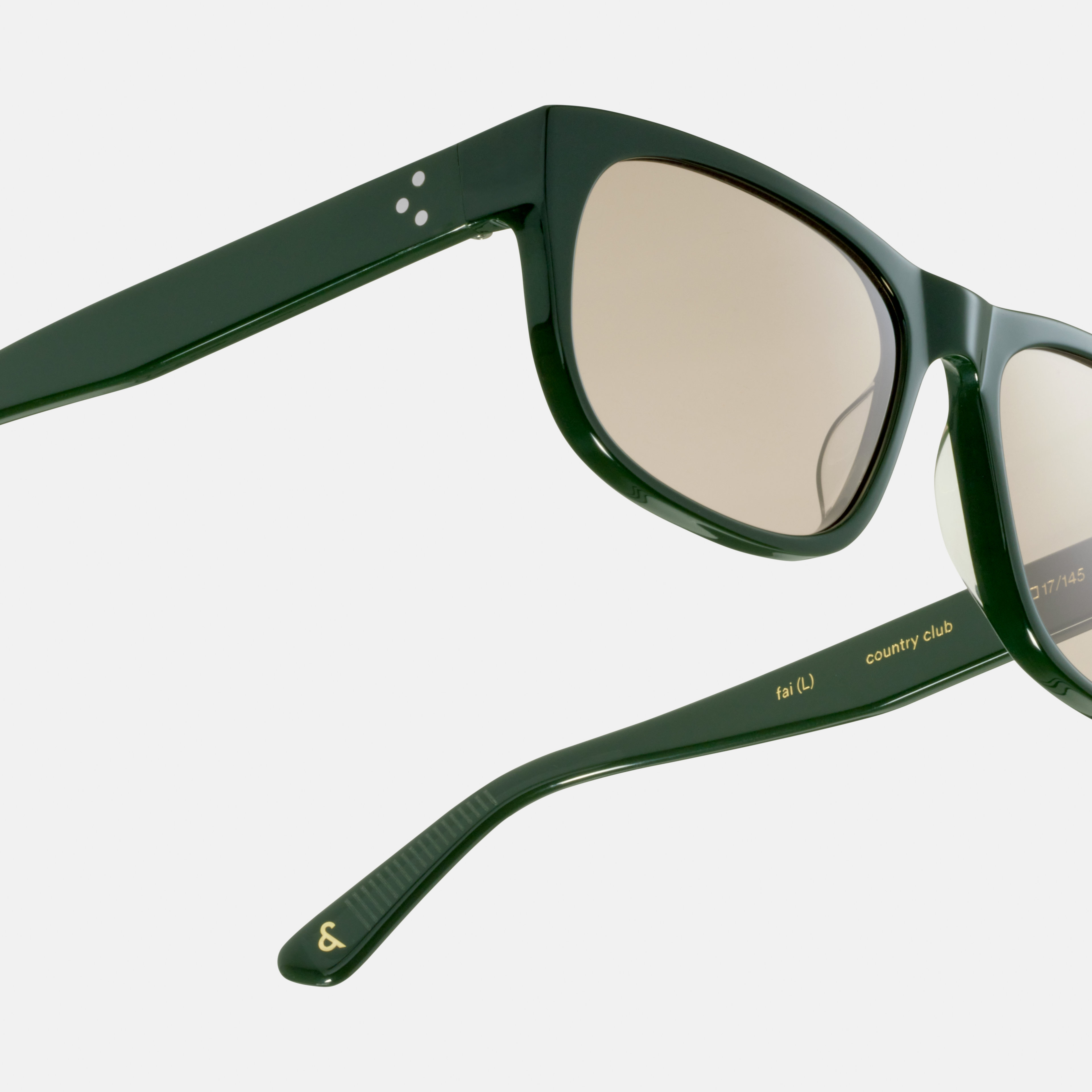 Ace & Tate Sunglasses | Rectangle Acetate in Green