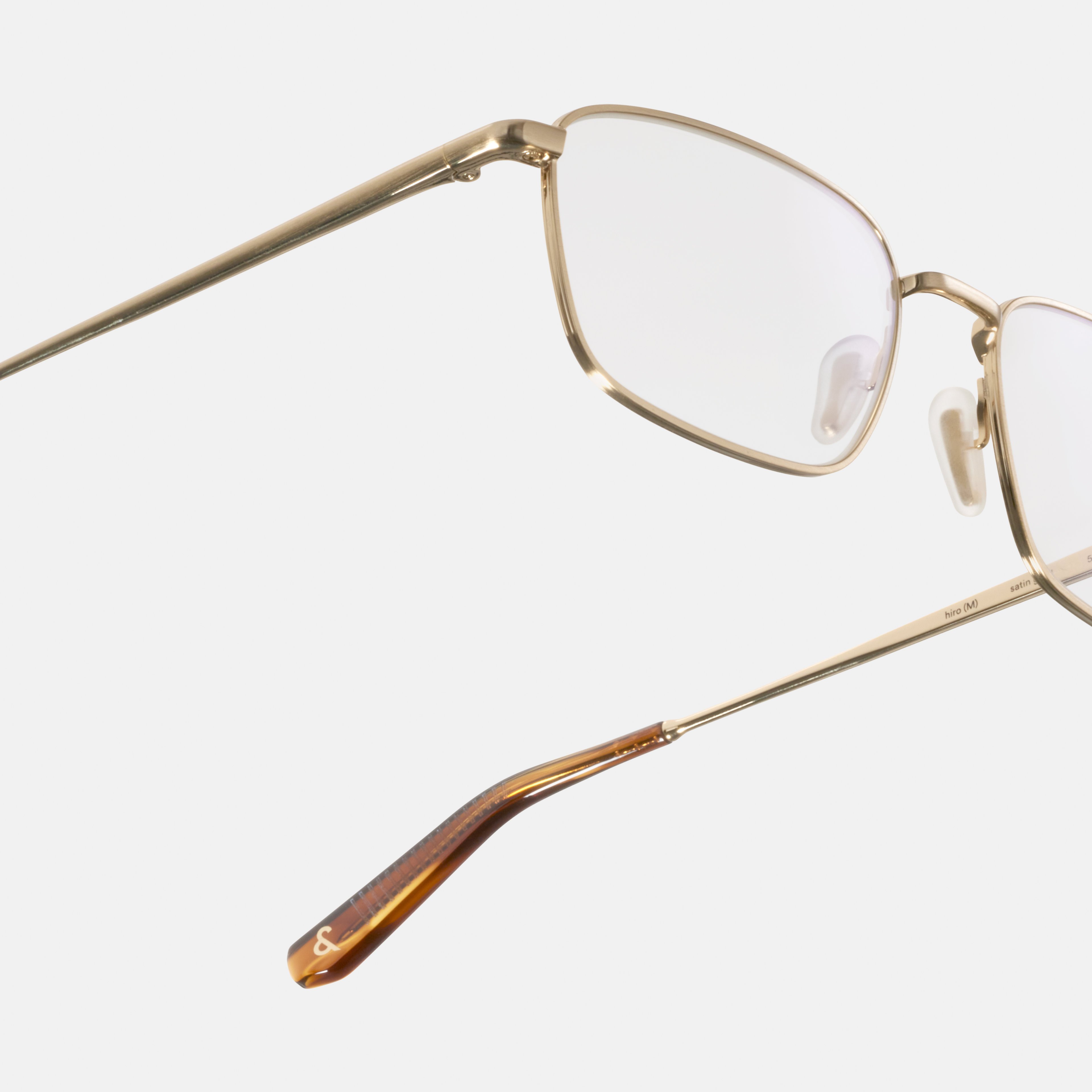 Ace & Tate Brillen | Rechteckig Metall in Gold