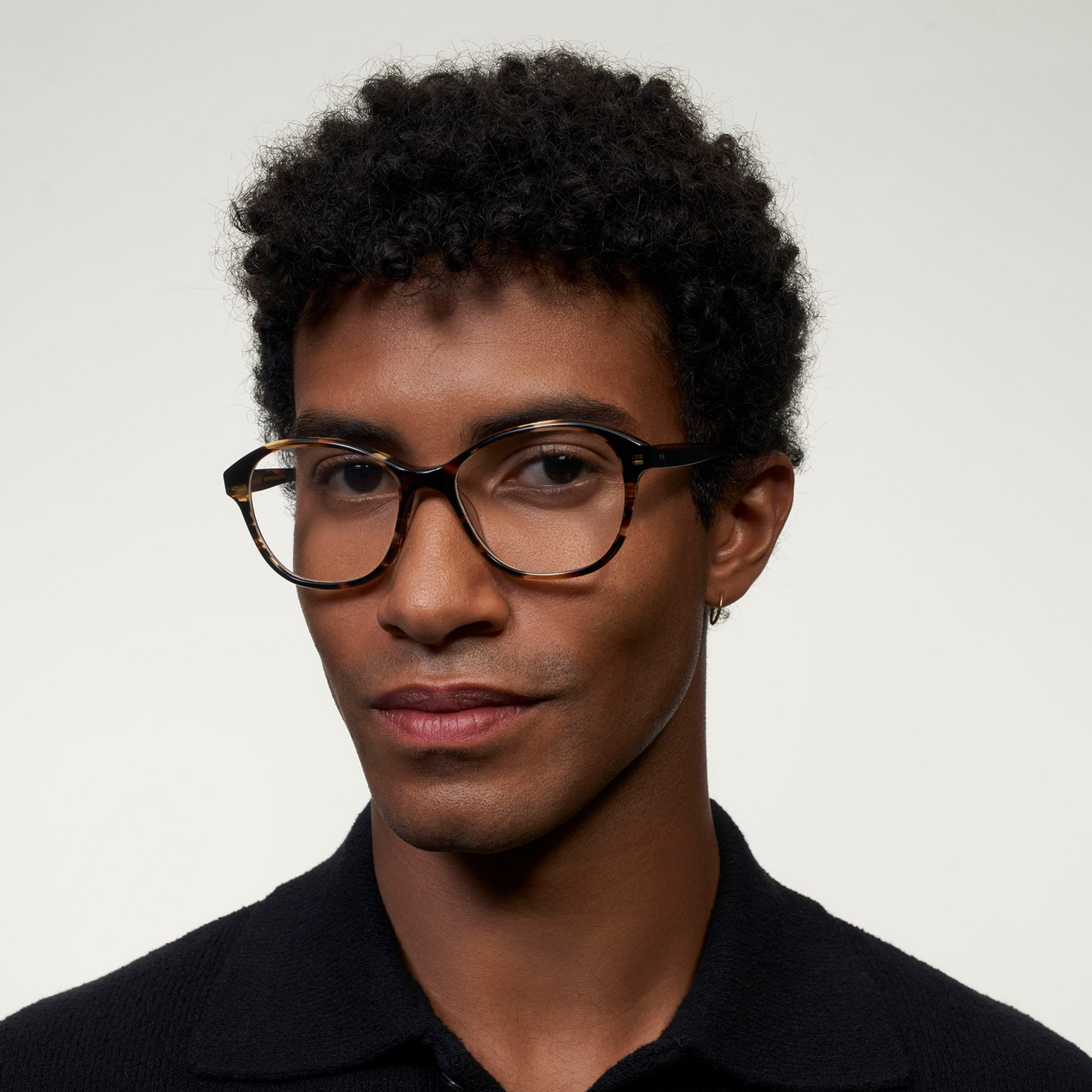 Ace & Tate Brillen | Rund Acetat in Braun, Orange