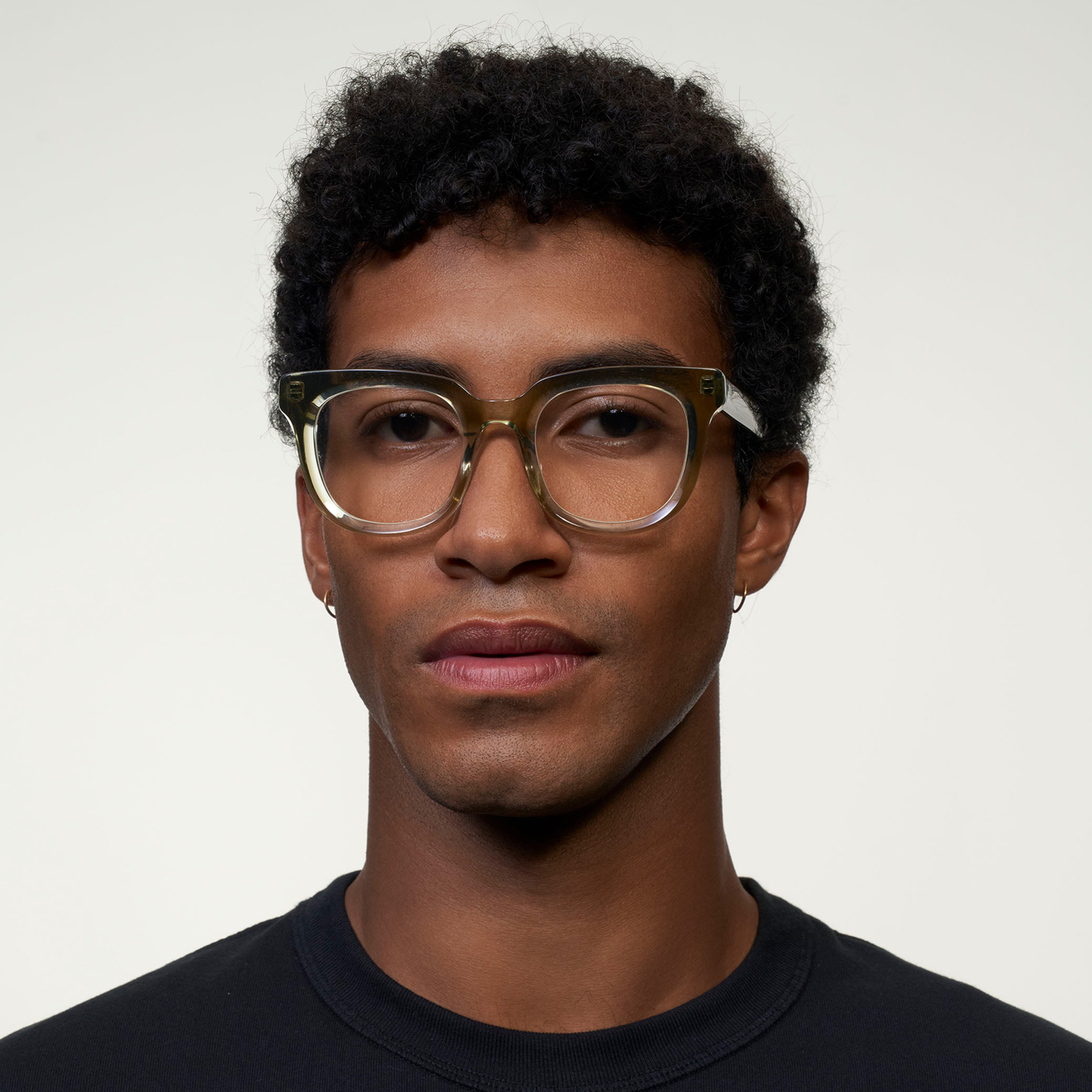 Ace & Tate Glasses | Round Acetate in Green