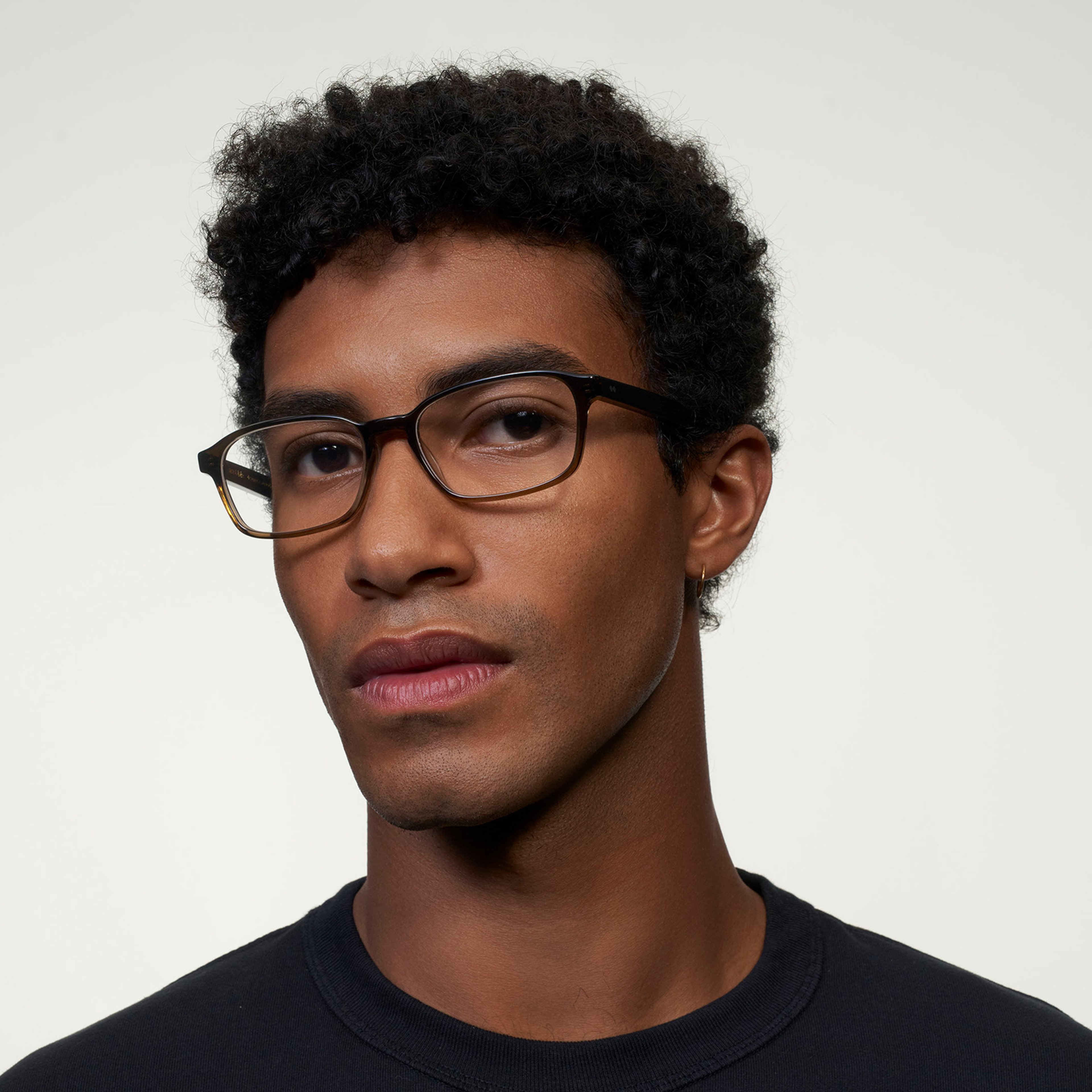 Ace & Tate Brillen | Rechteckig Acetat in Braun