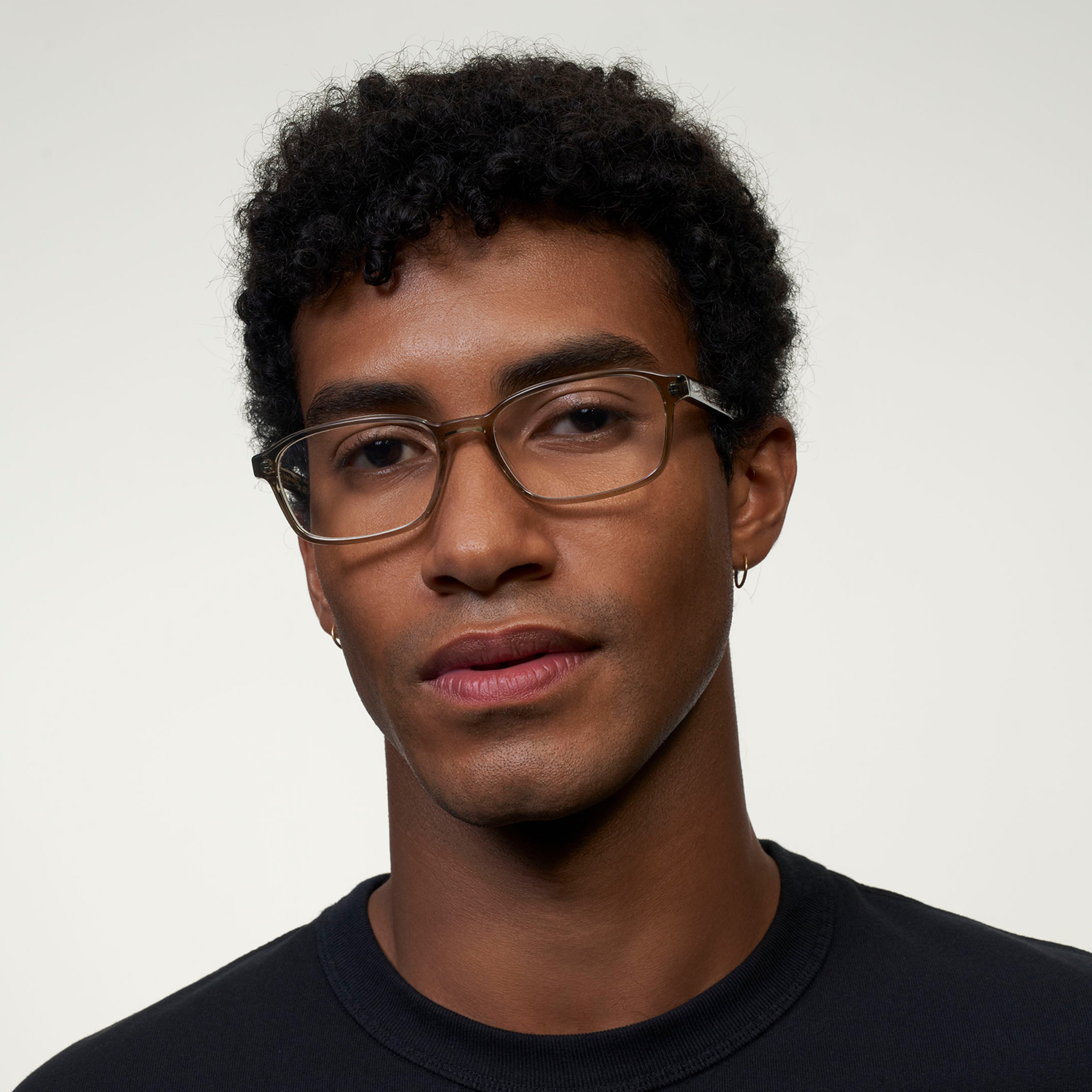 Ace & Tate Brillen | Rechteckig Acetat in Grau
