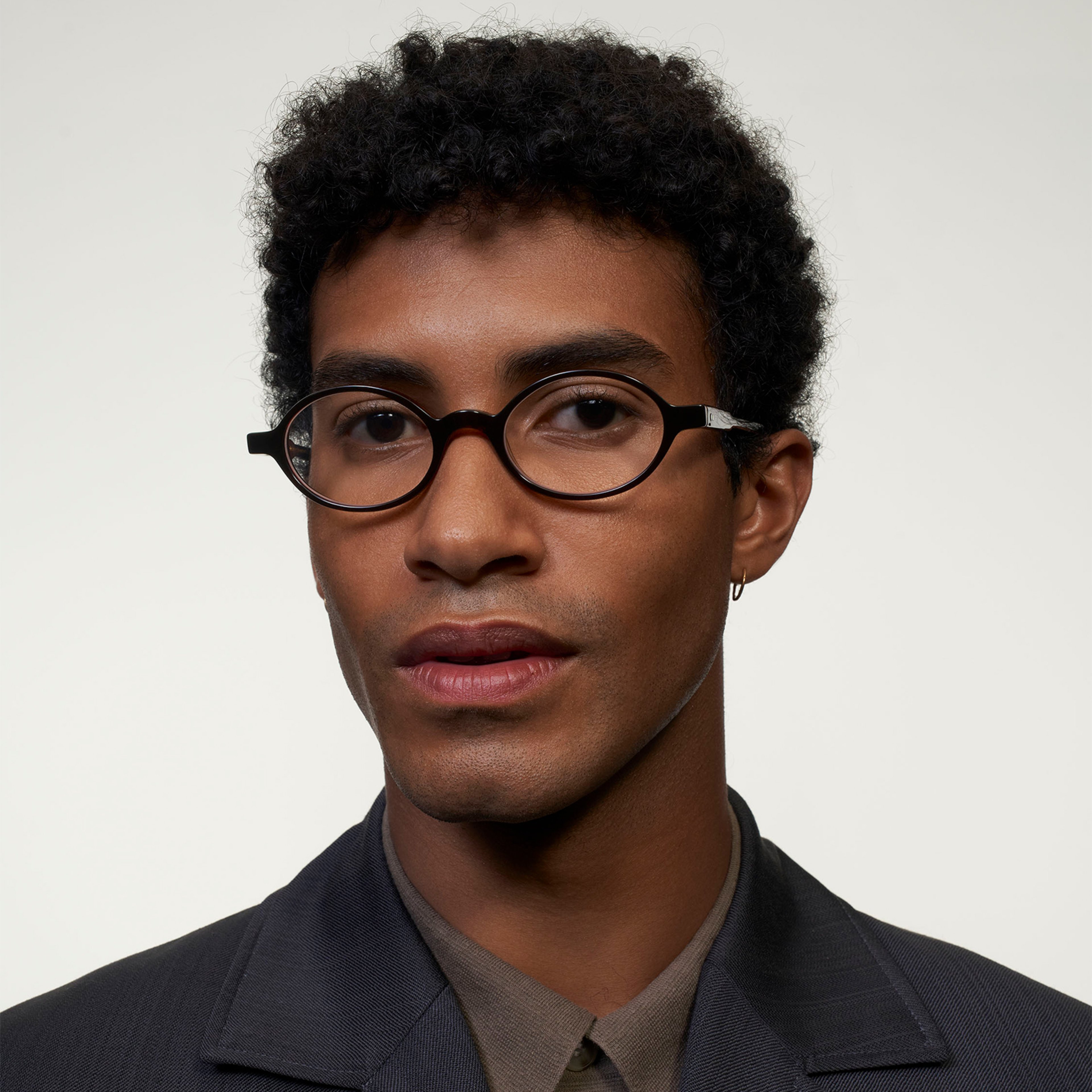 Ace & Tate Glasses | Round Acetate in Red