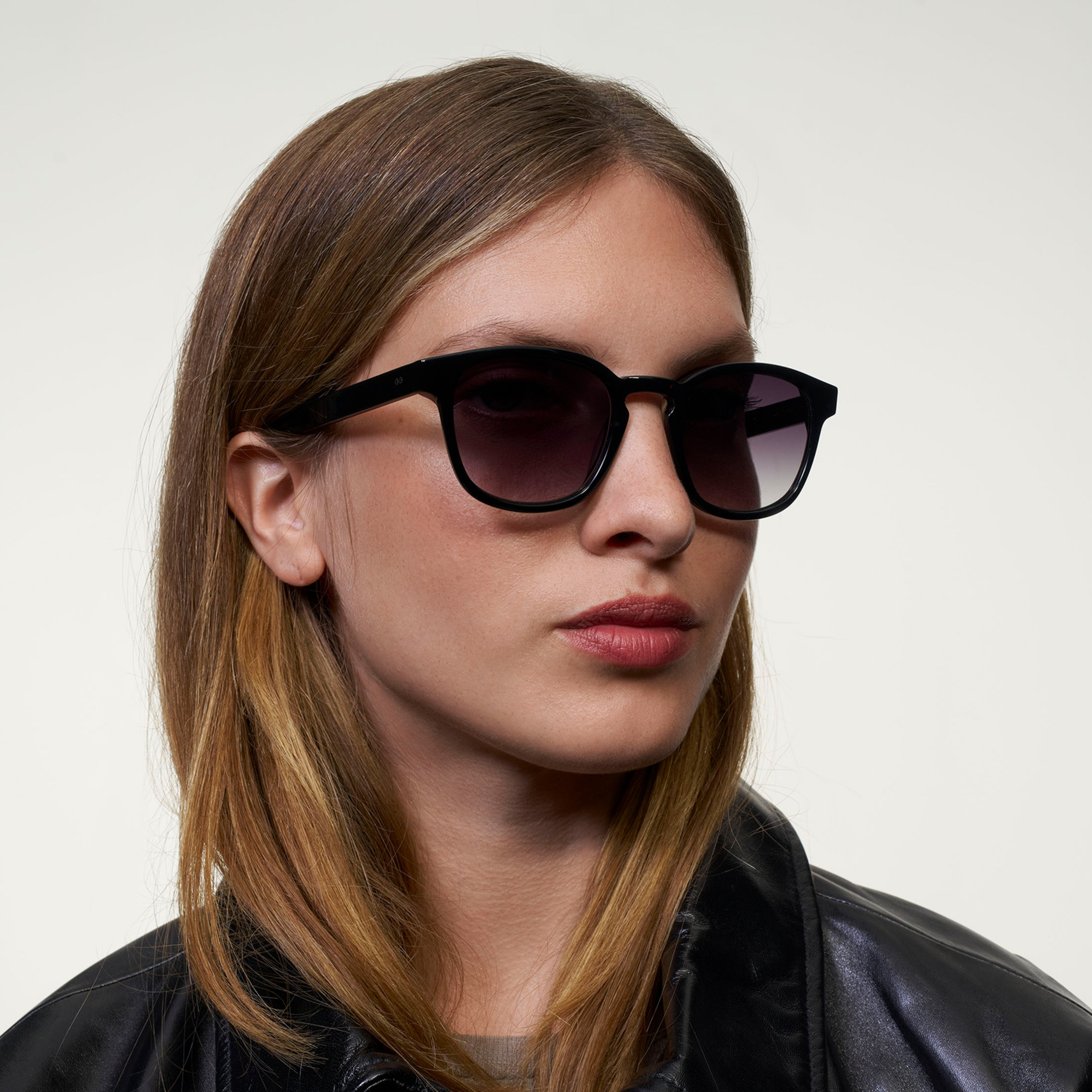 Ace & Tate Sunglasses | Square Acetate in Black