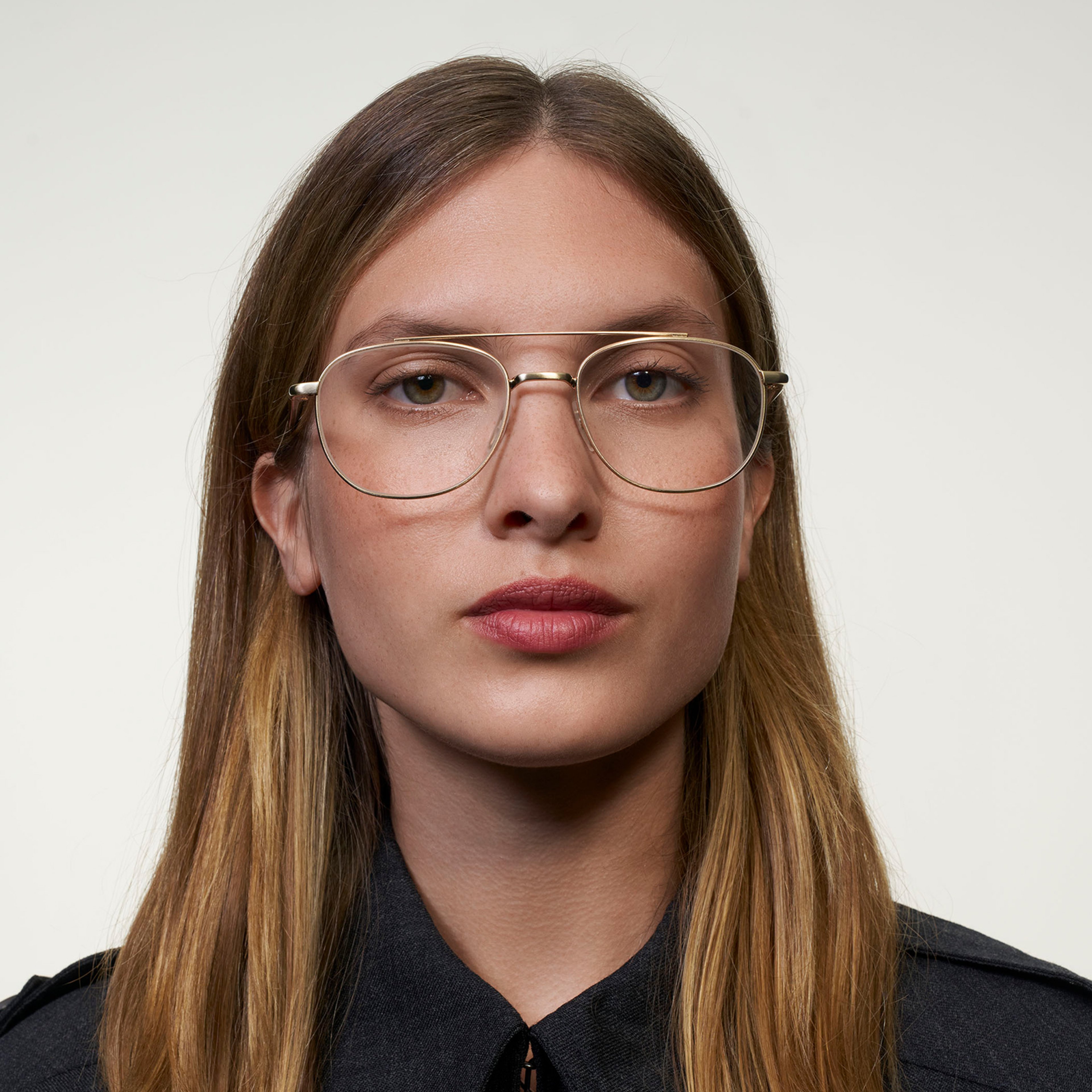 Ace & Tate Brillen |  Metall in Gold