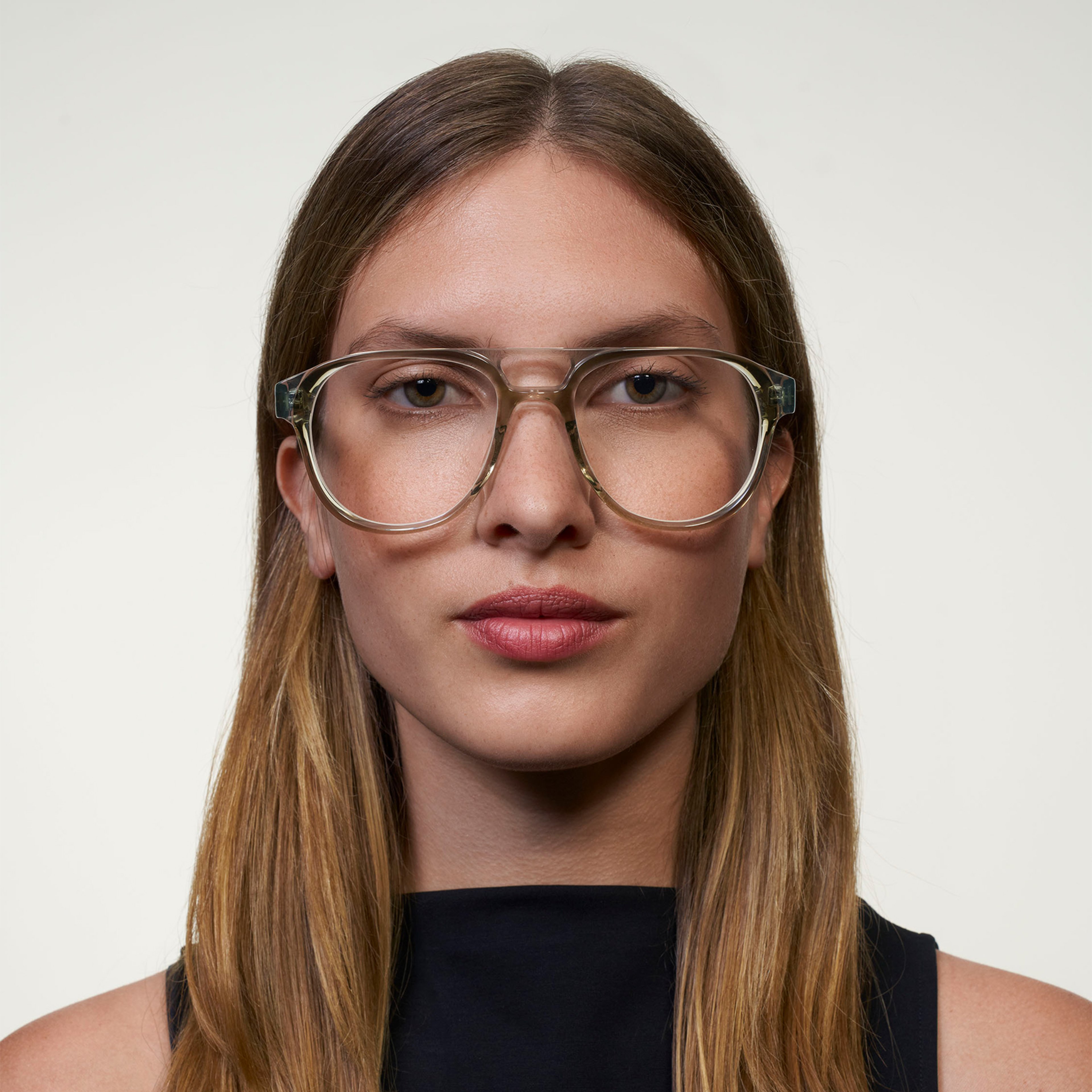 Ace & Tate Brillen | Oval Acetat in Grün