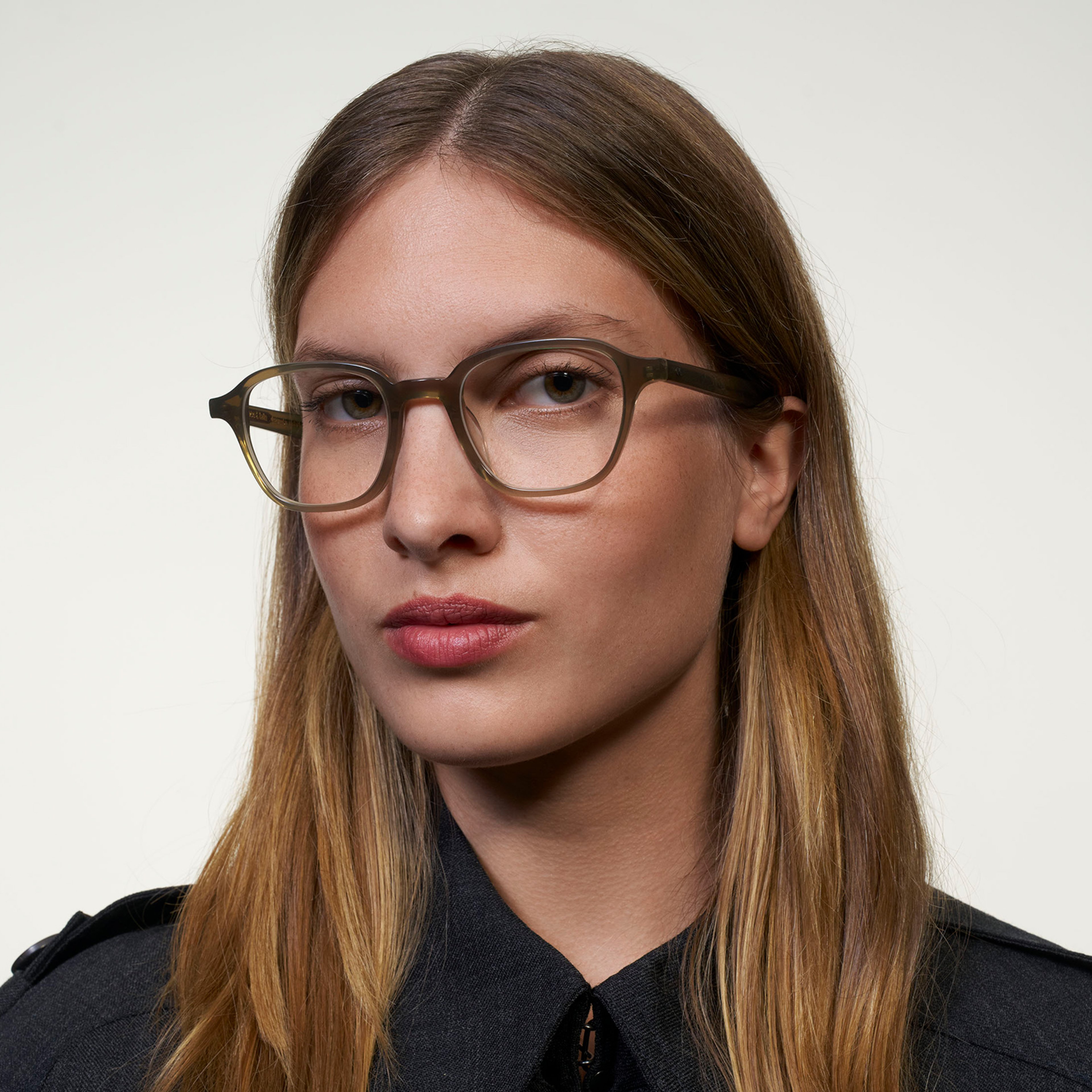 Ace & Tate Glasses | Square Acetate in Green