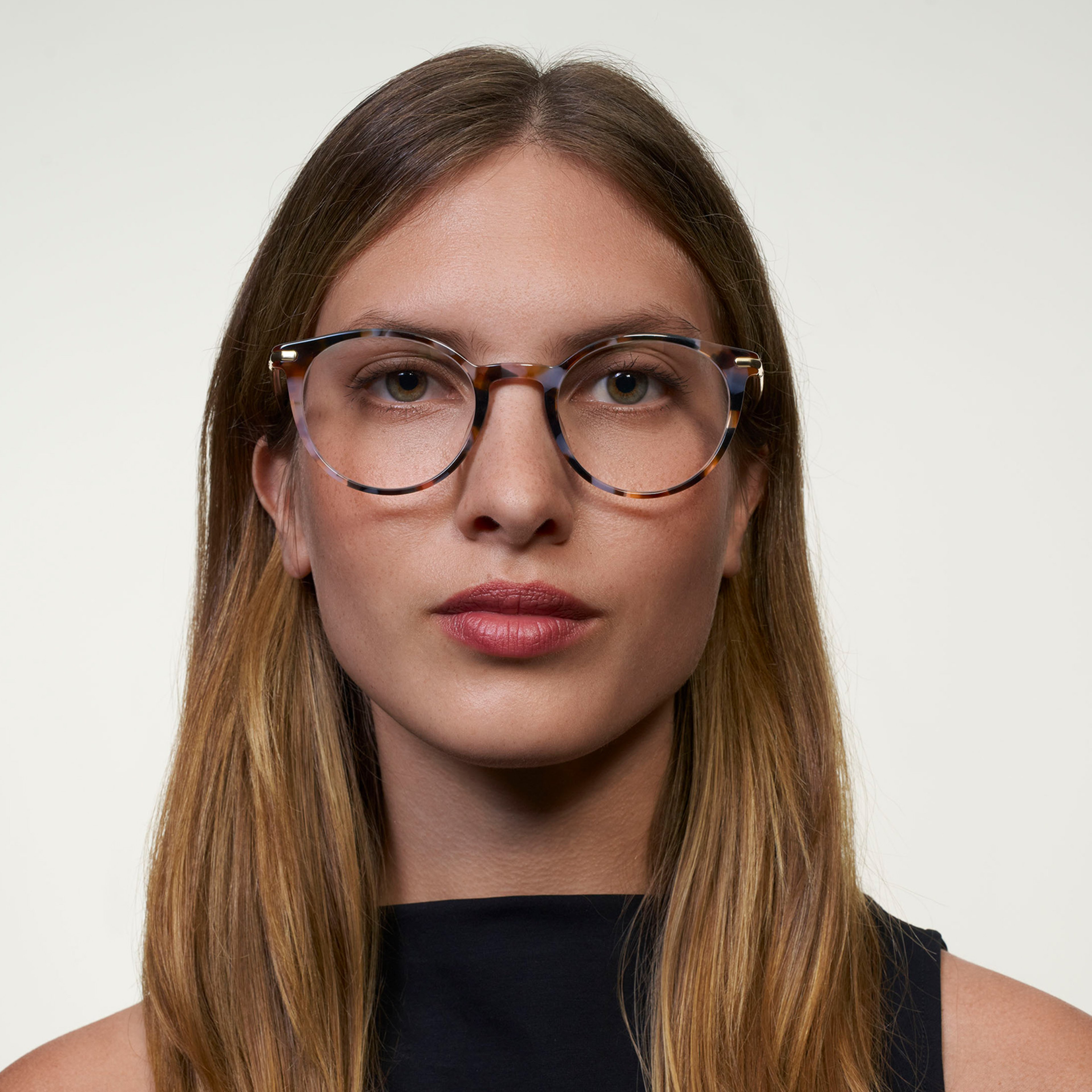 Ace & Tate Glasses |  Metal in Brown, Orange, Purple