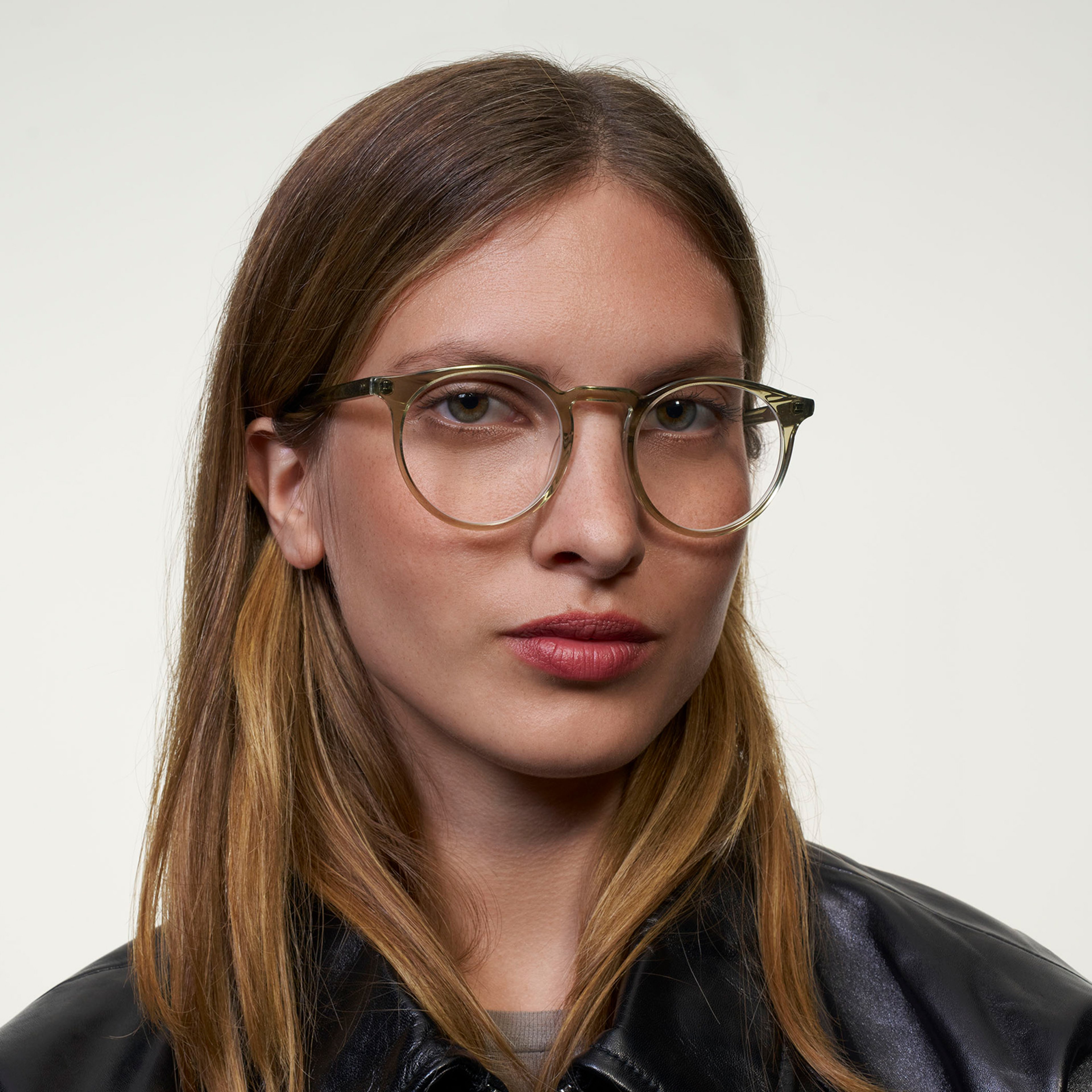 Ace & Tate Glasses | Round Acetate in Green
