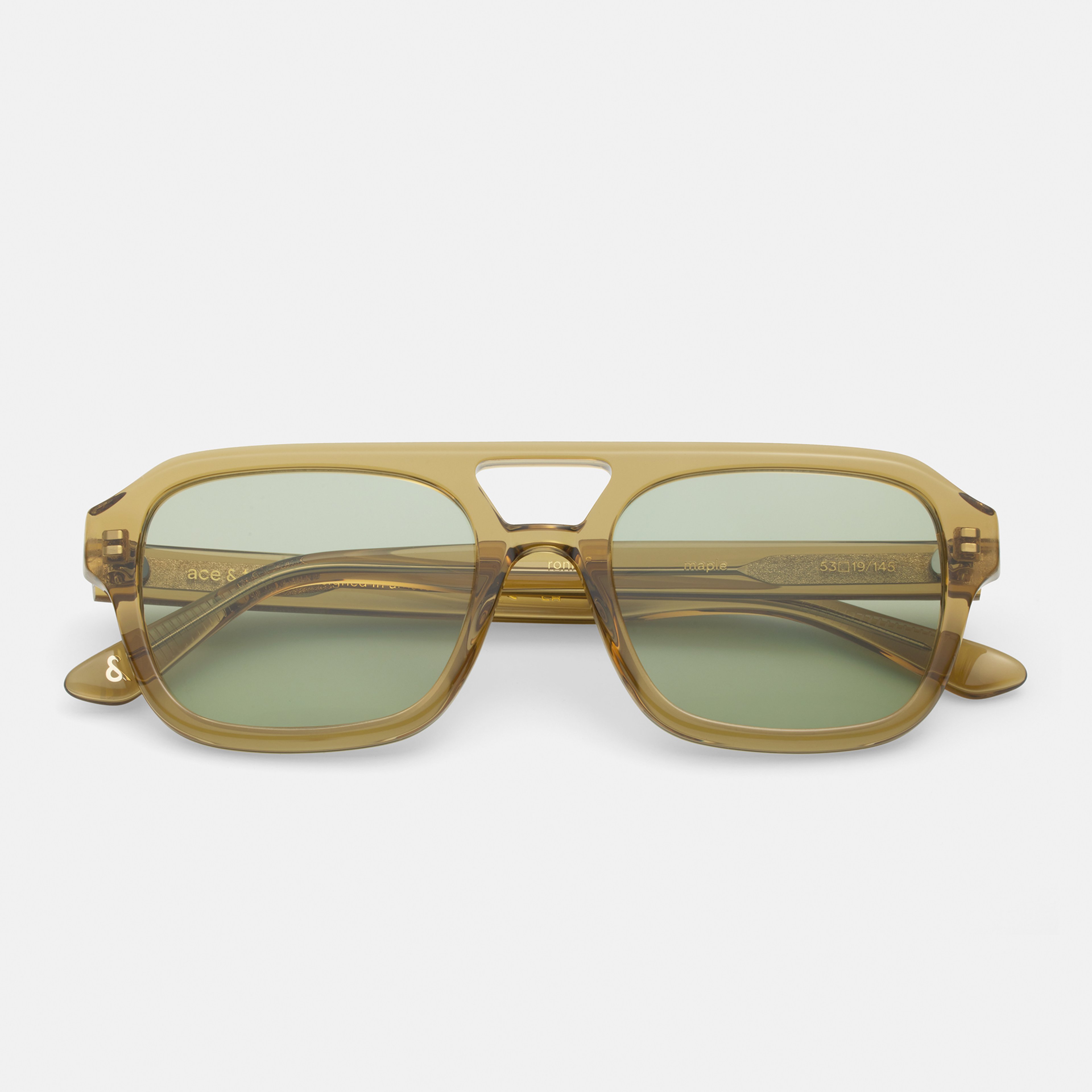 Ace & Tate Sunglasses | Square Acetate in Brown