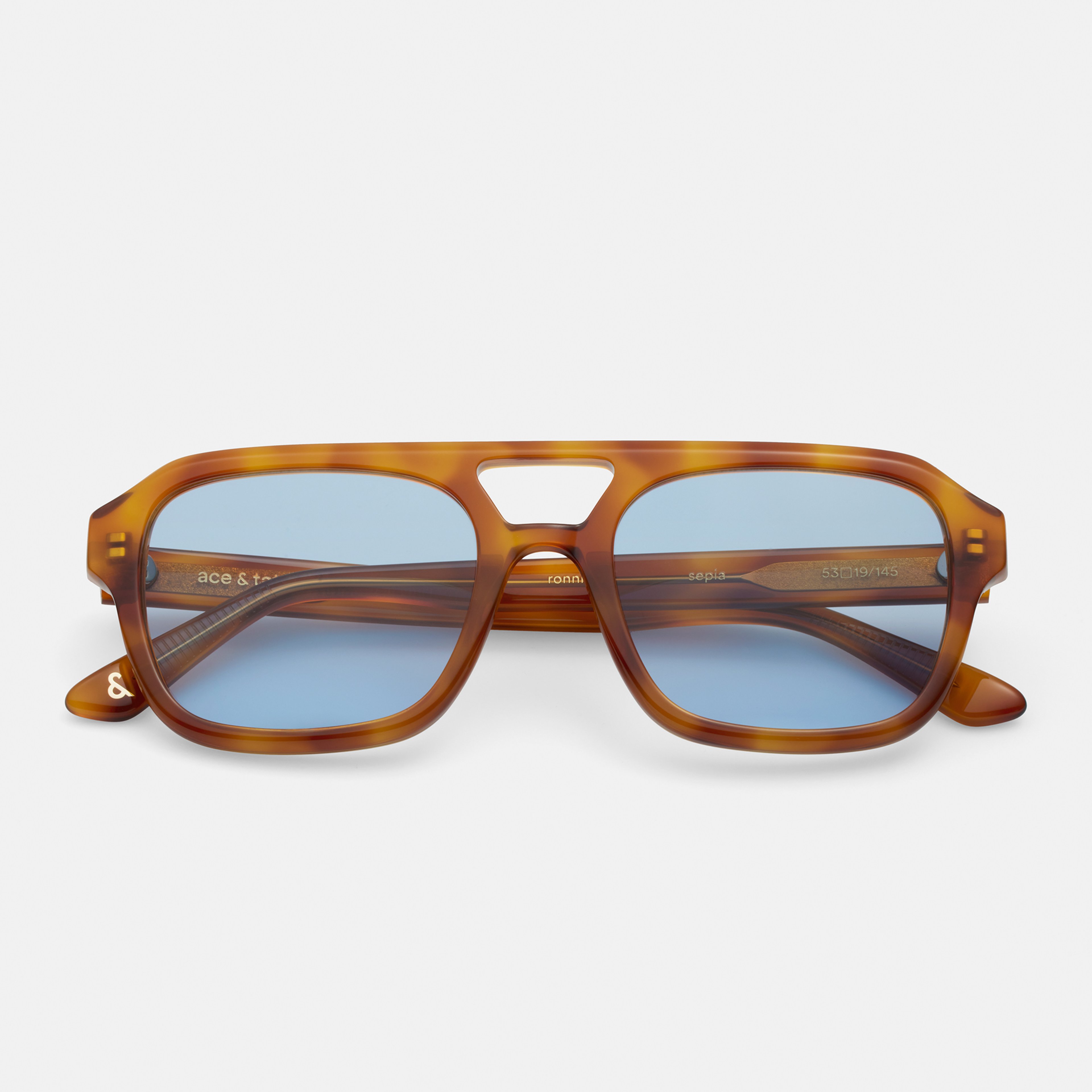 Ace & Tate Sunglasses | Square Acetate in Brown