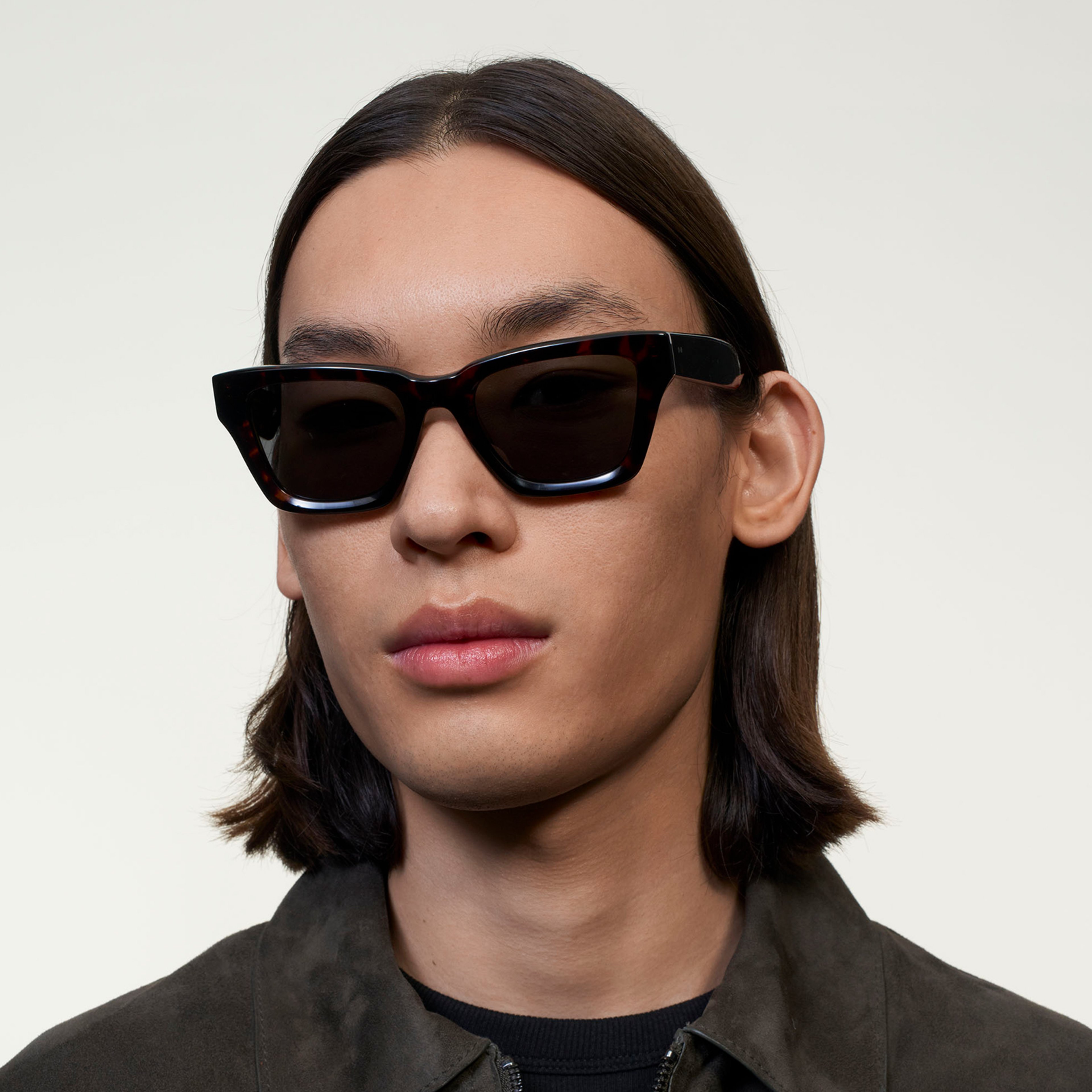 Ace & Tate Sunglasses | Square Acetate in tortoise