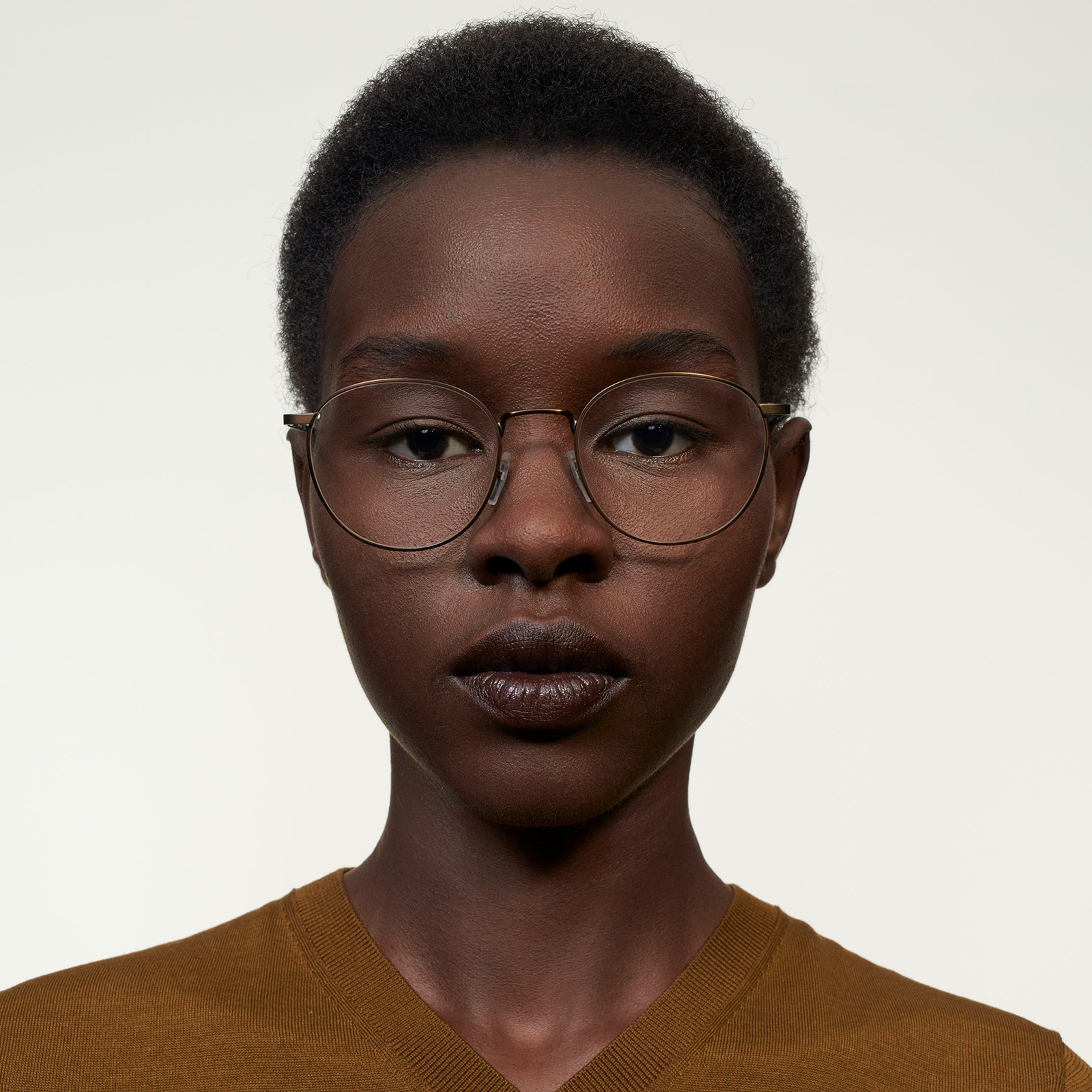 Ace & Tate Optiques | Ronde métal in Marron