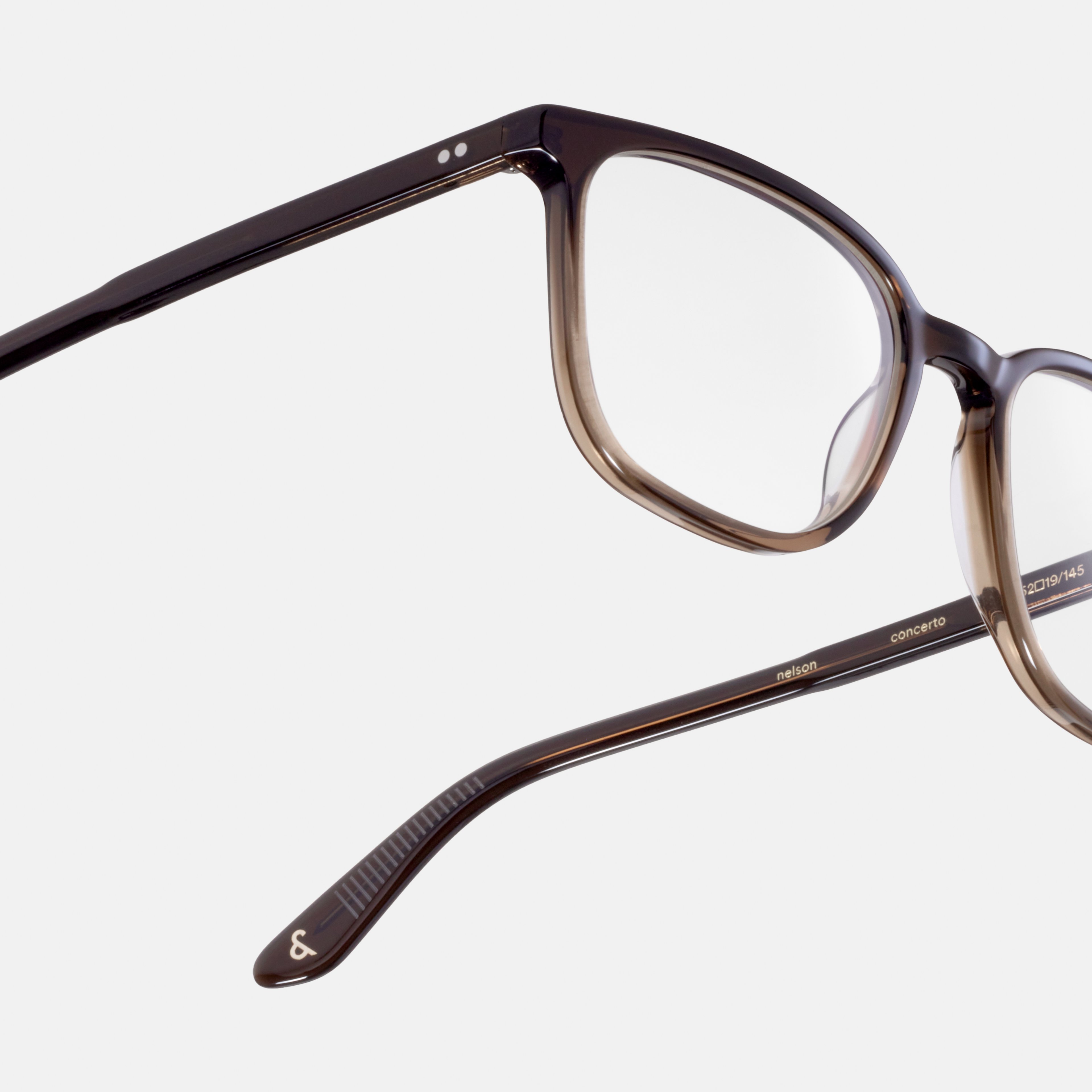 Ace & Tate Glasses | Rectangle Acetate in Brown