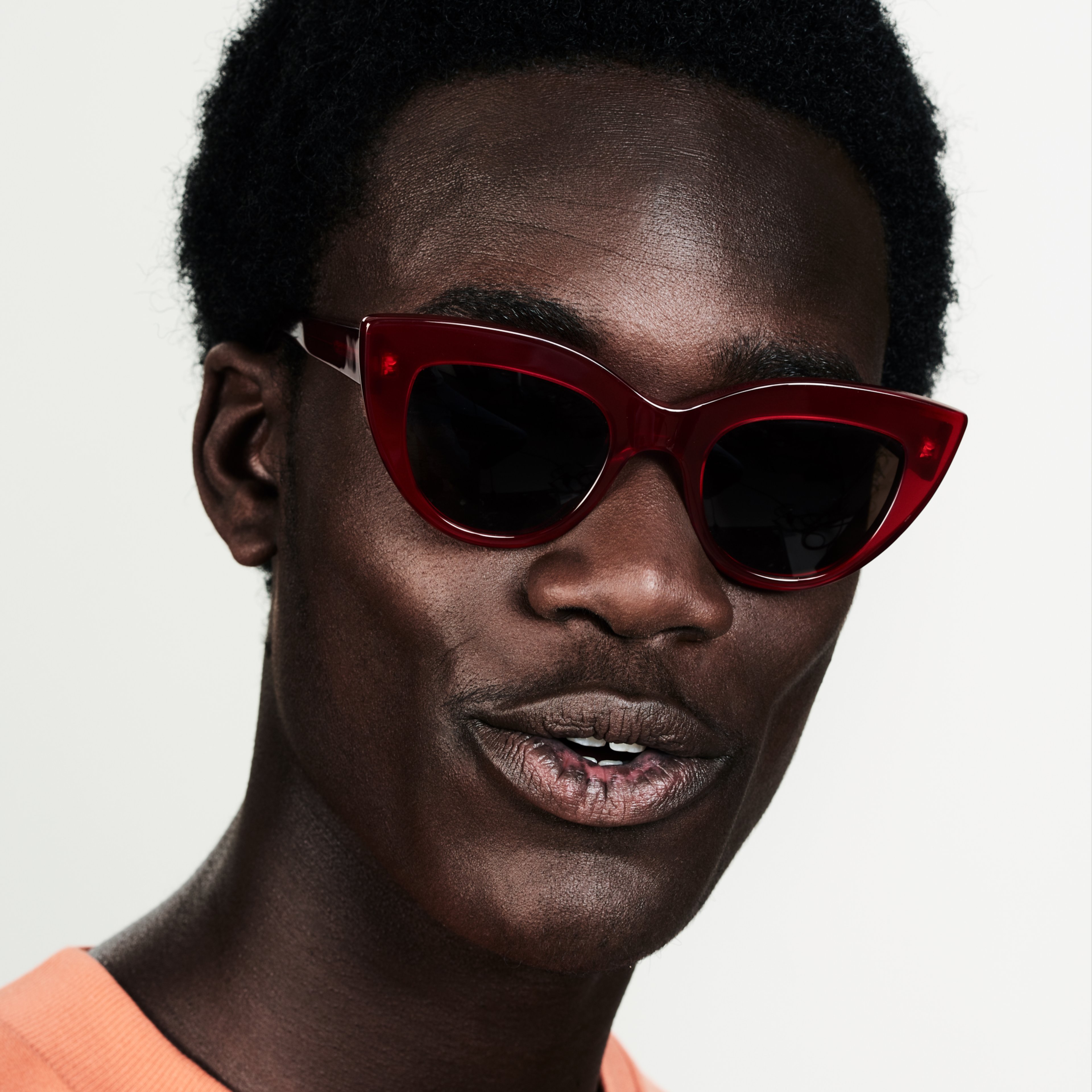 Ace & Tate Solaires |  acétate in Rouge