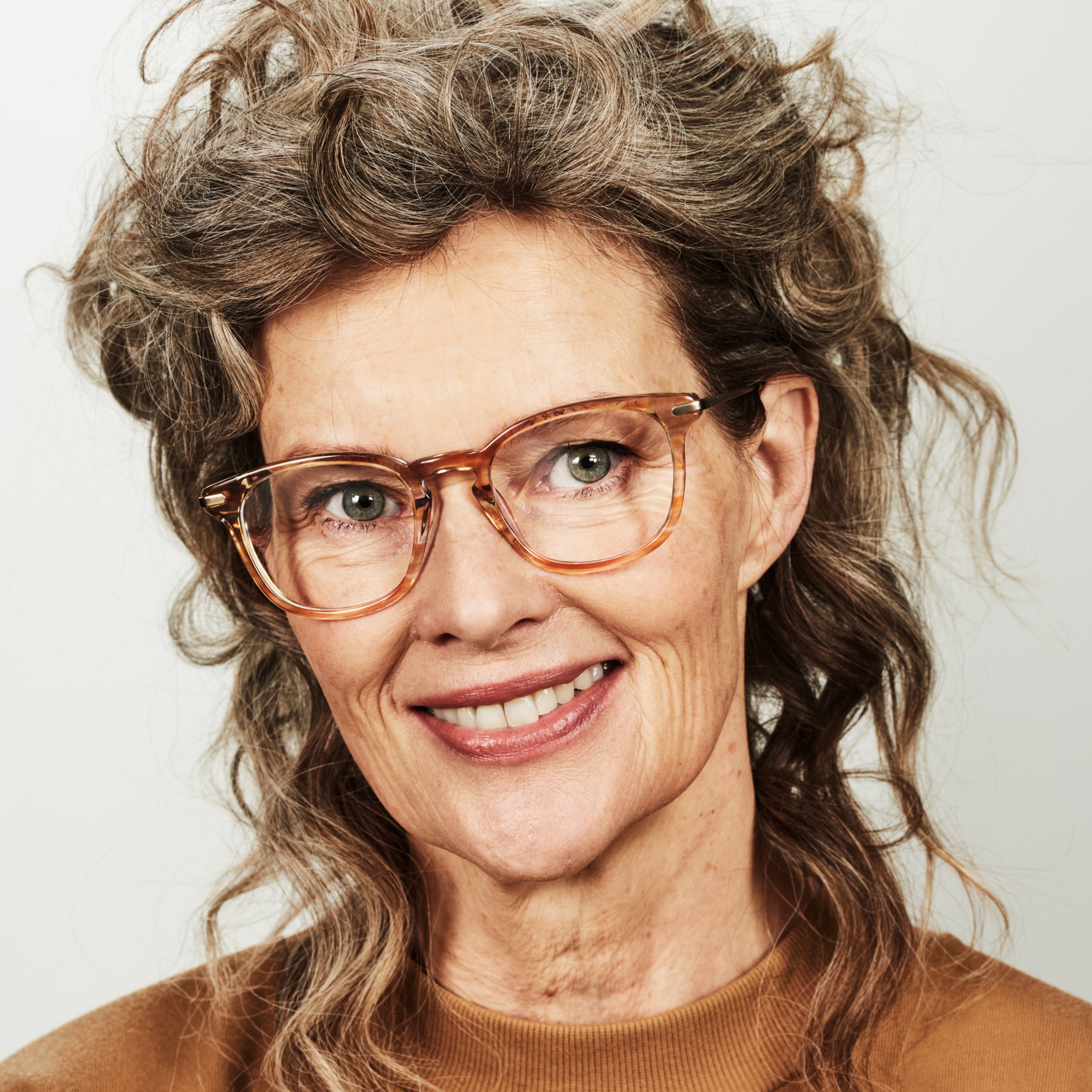 Ace & Tate Glasses | Square Acetate in Blue, Brown