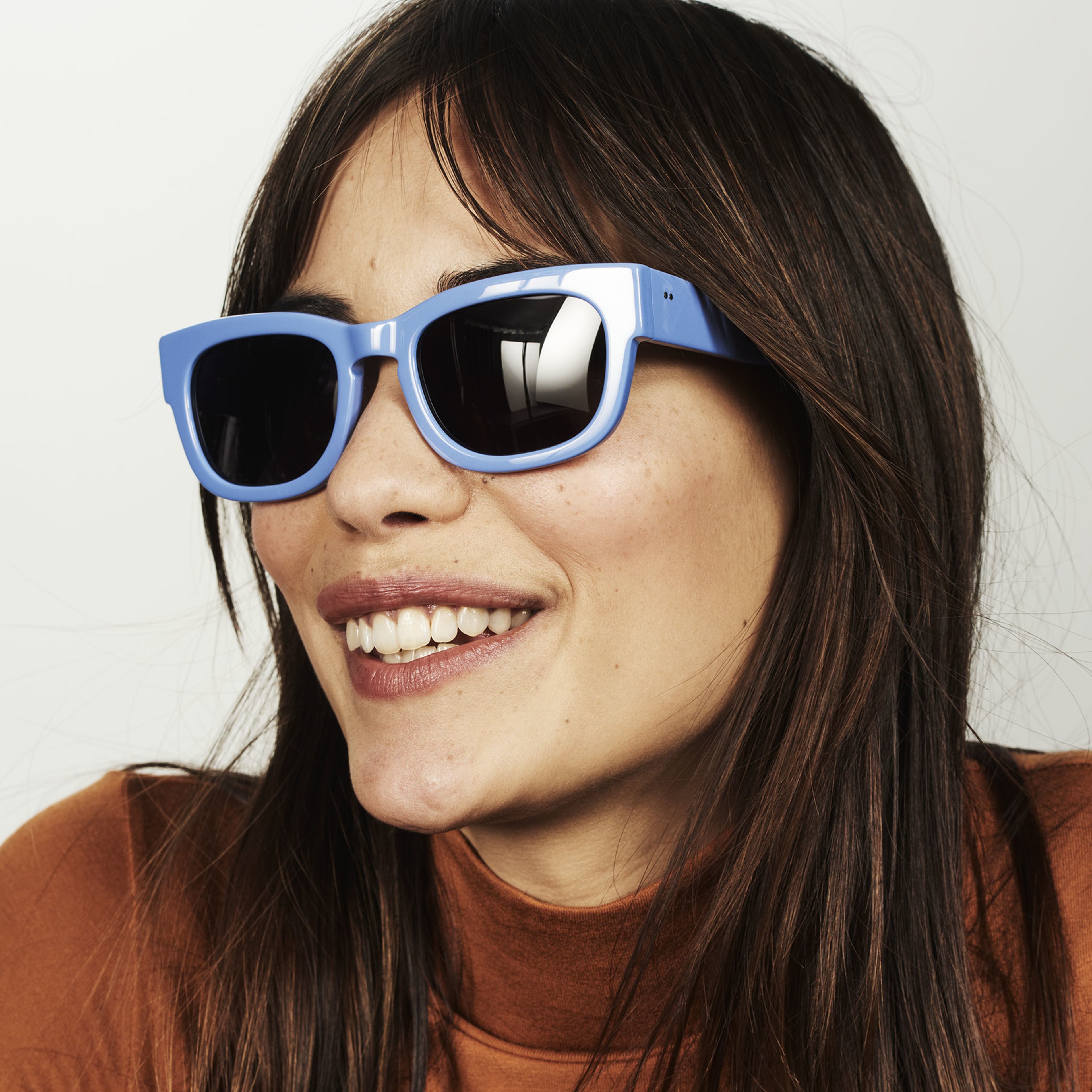 Ace & Tate Gafas de sol | rectangulares acetato in Azul