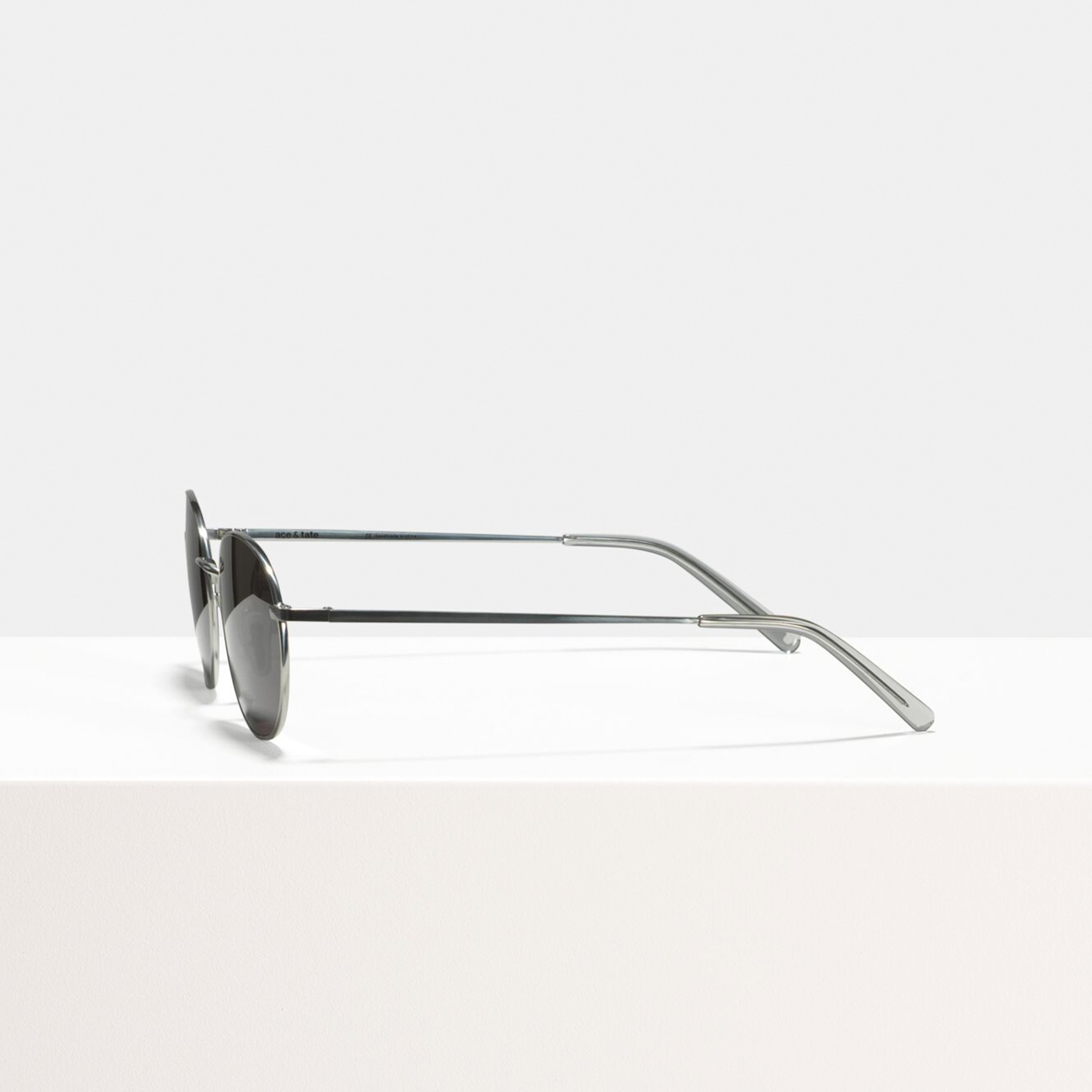 Ace & Tate Solaires | Ovale métal in Argenté