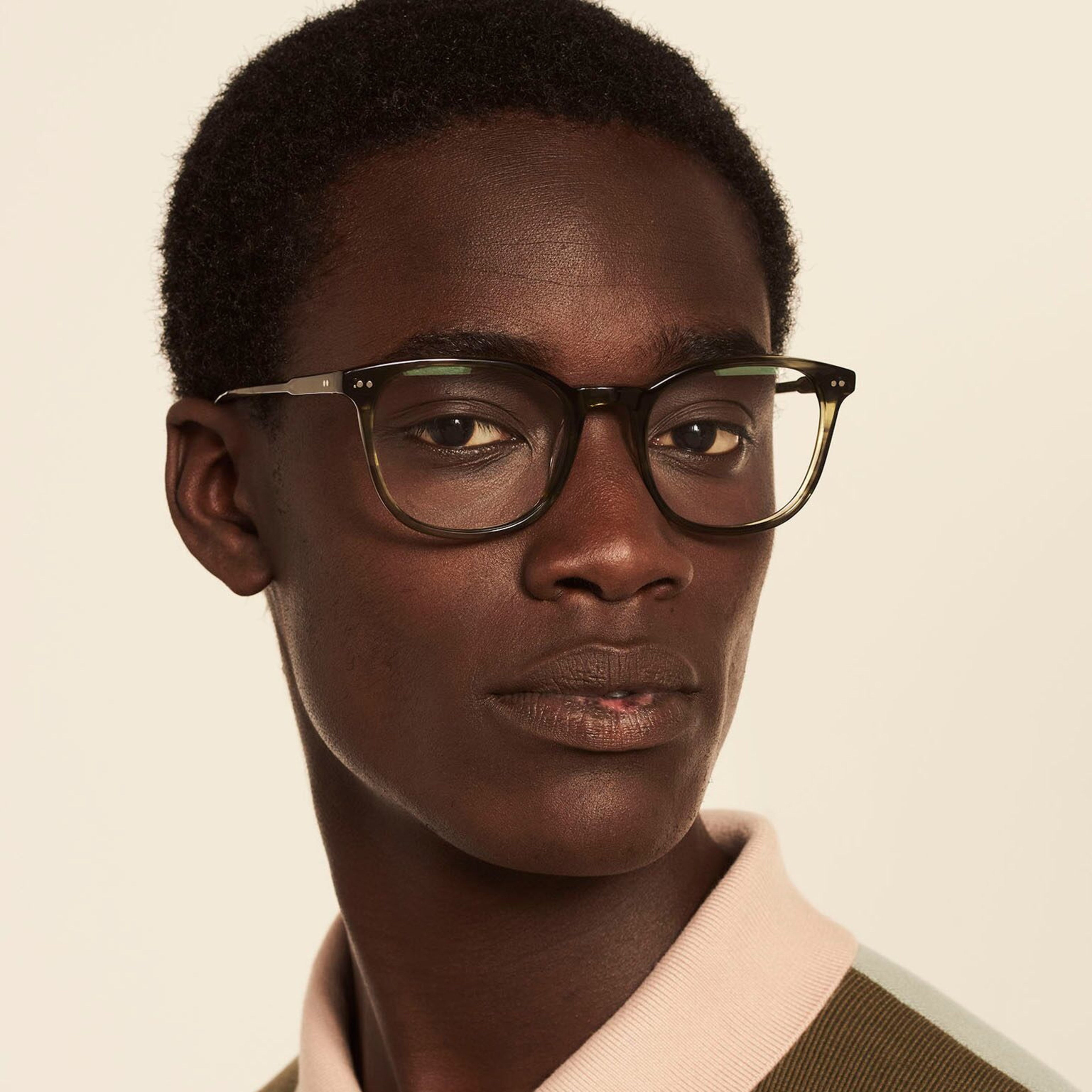Ace & Tate Glasses | round acetate in Green