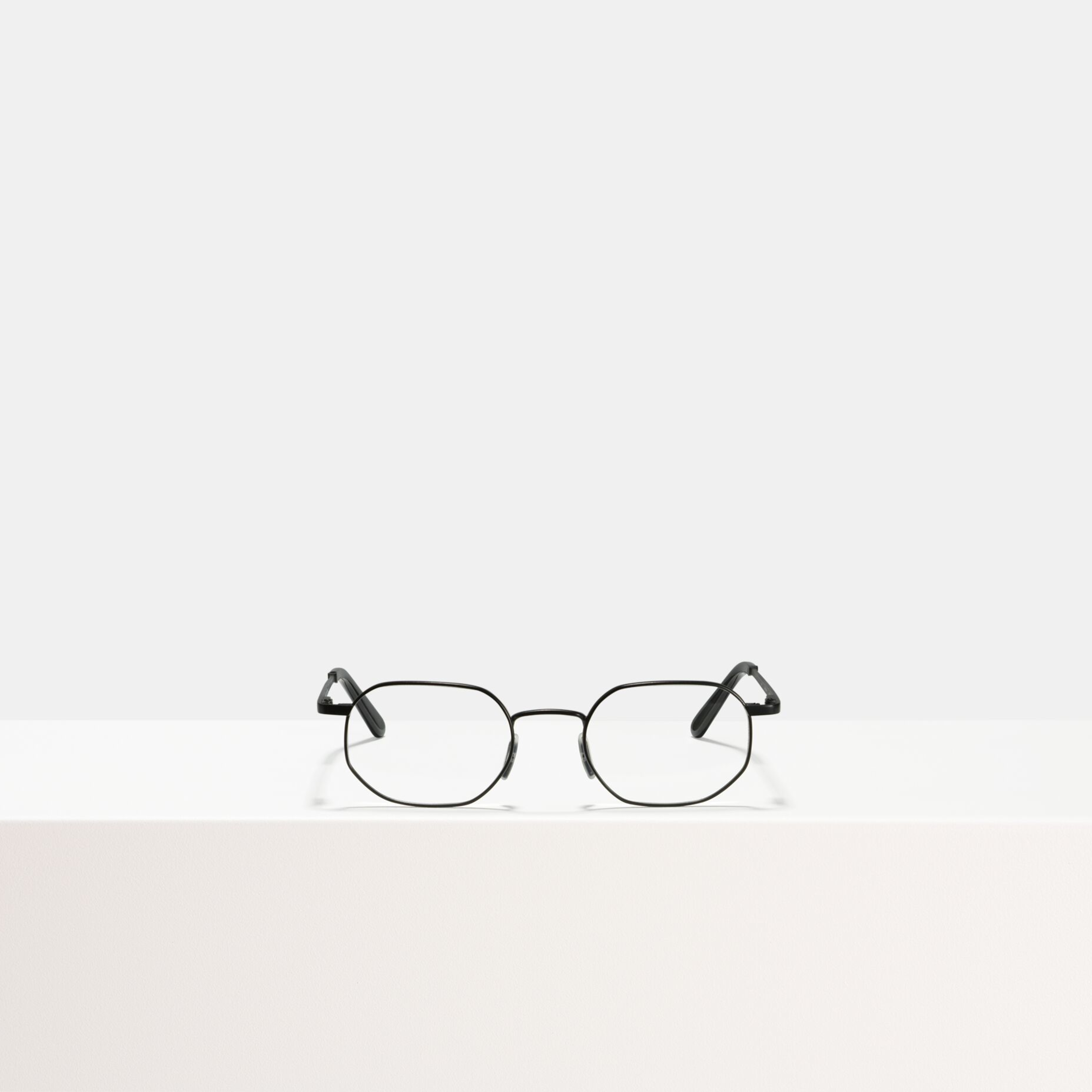 Ace & Tate Glasses | rectangle Metal in Black