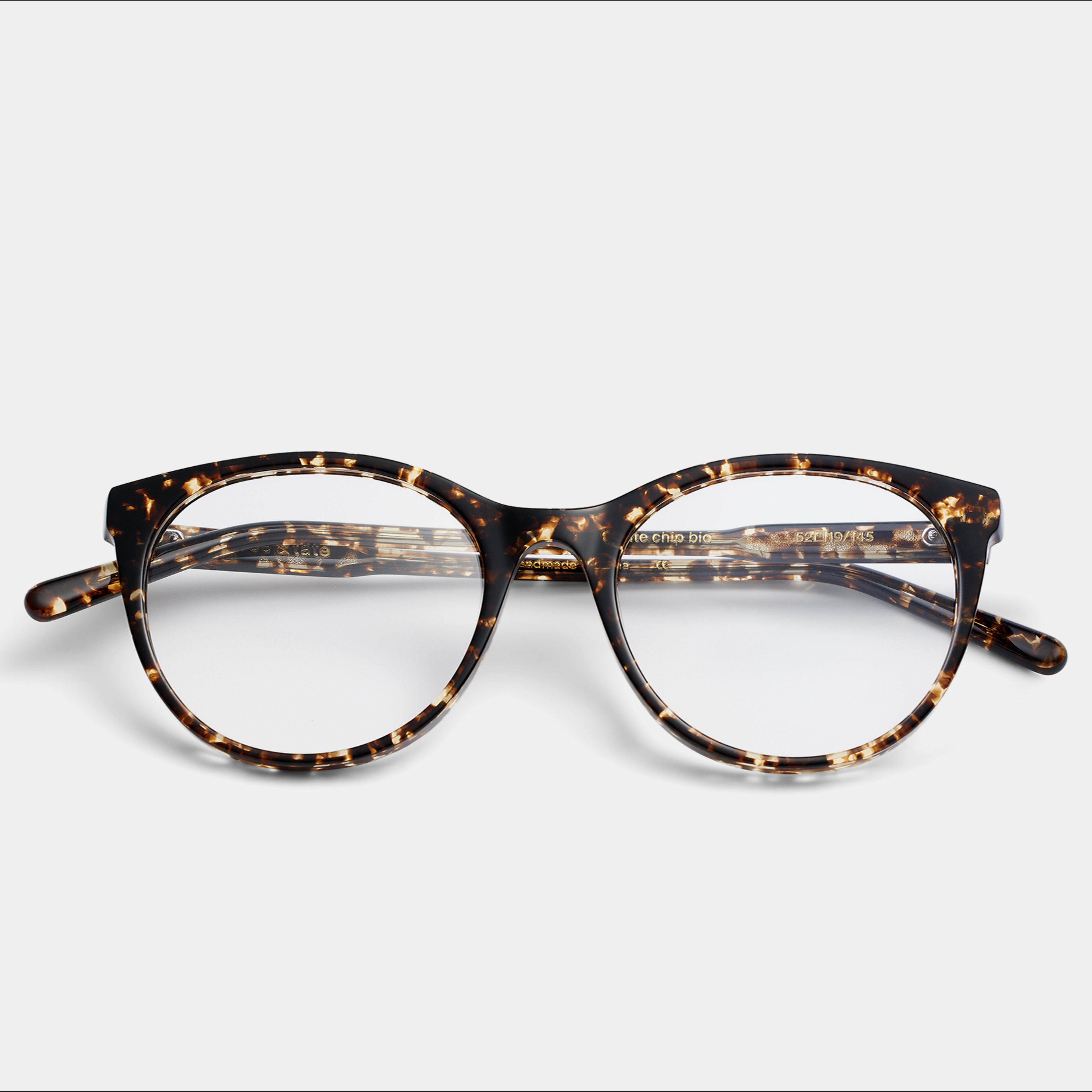 Ace & Tate Glasses | Round Acetate in Brown