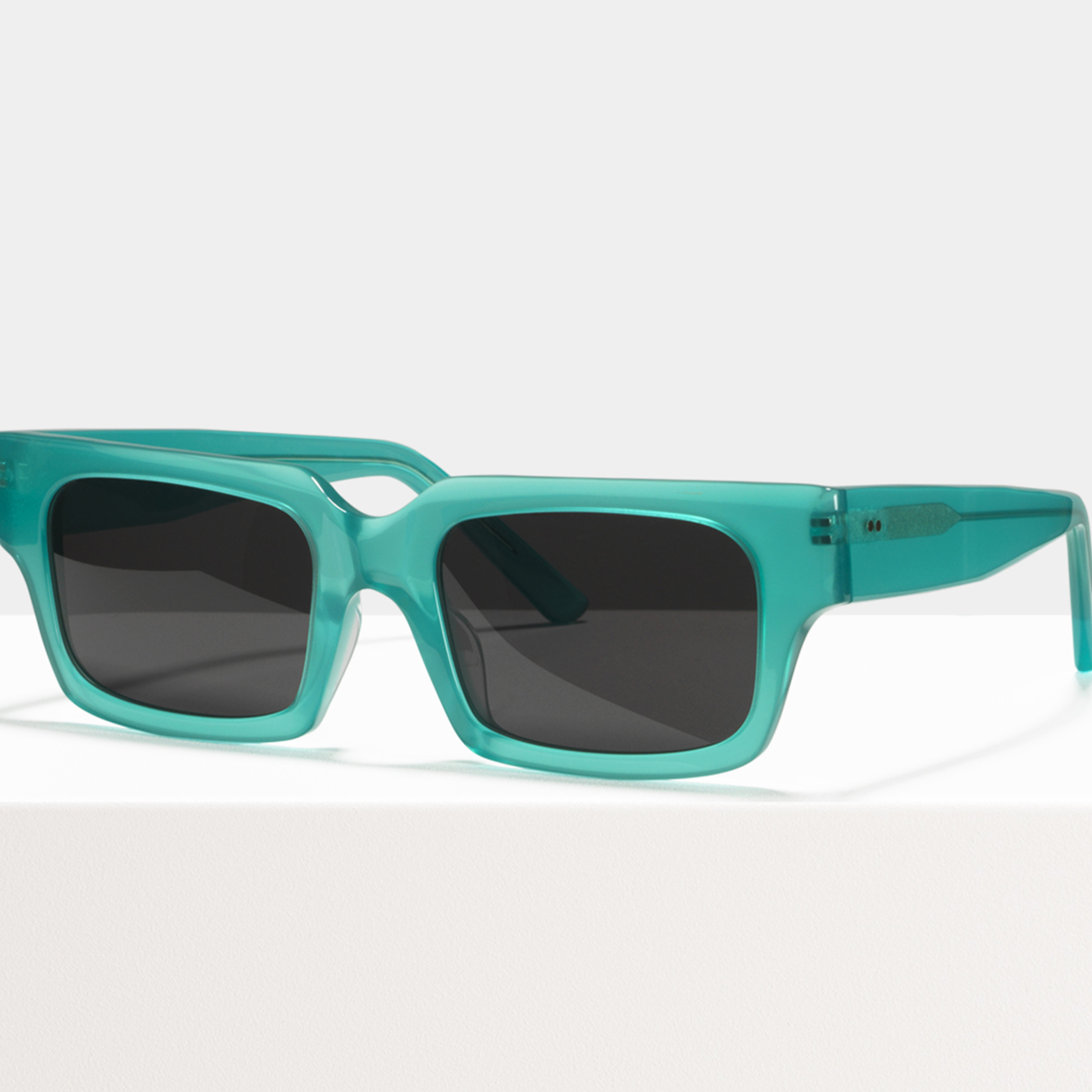 Ace & Tate Sunglasses | rectangle Acetate in Blue, Green
