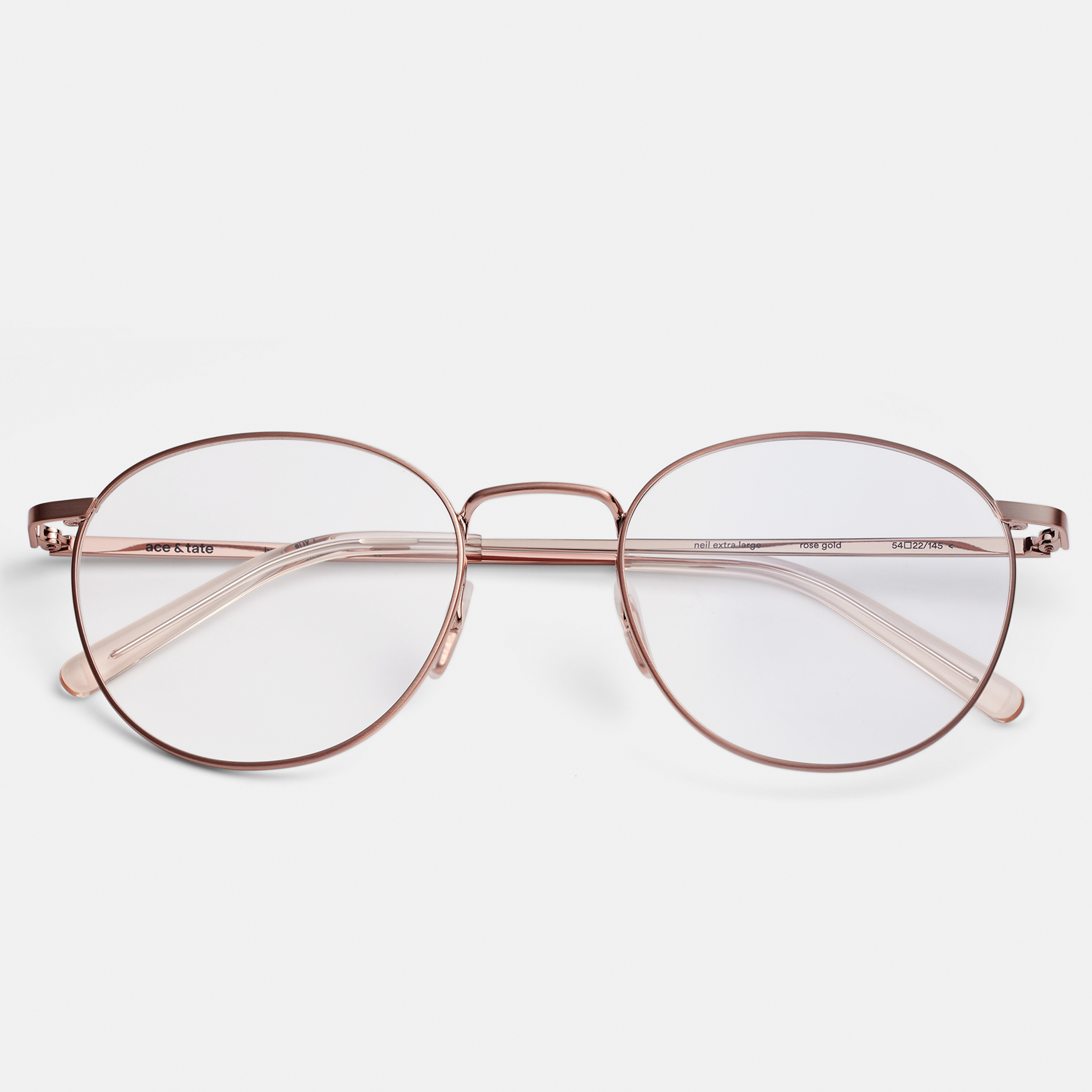 Ace & Tate Optiques | ronde métal in Rose