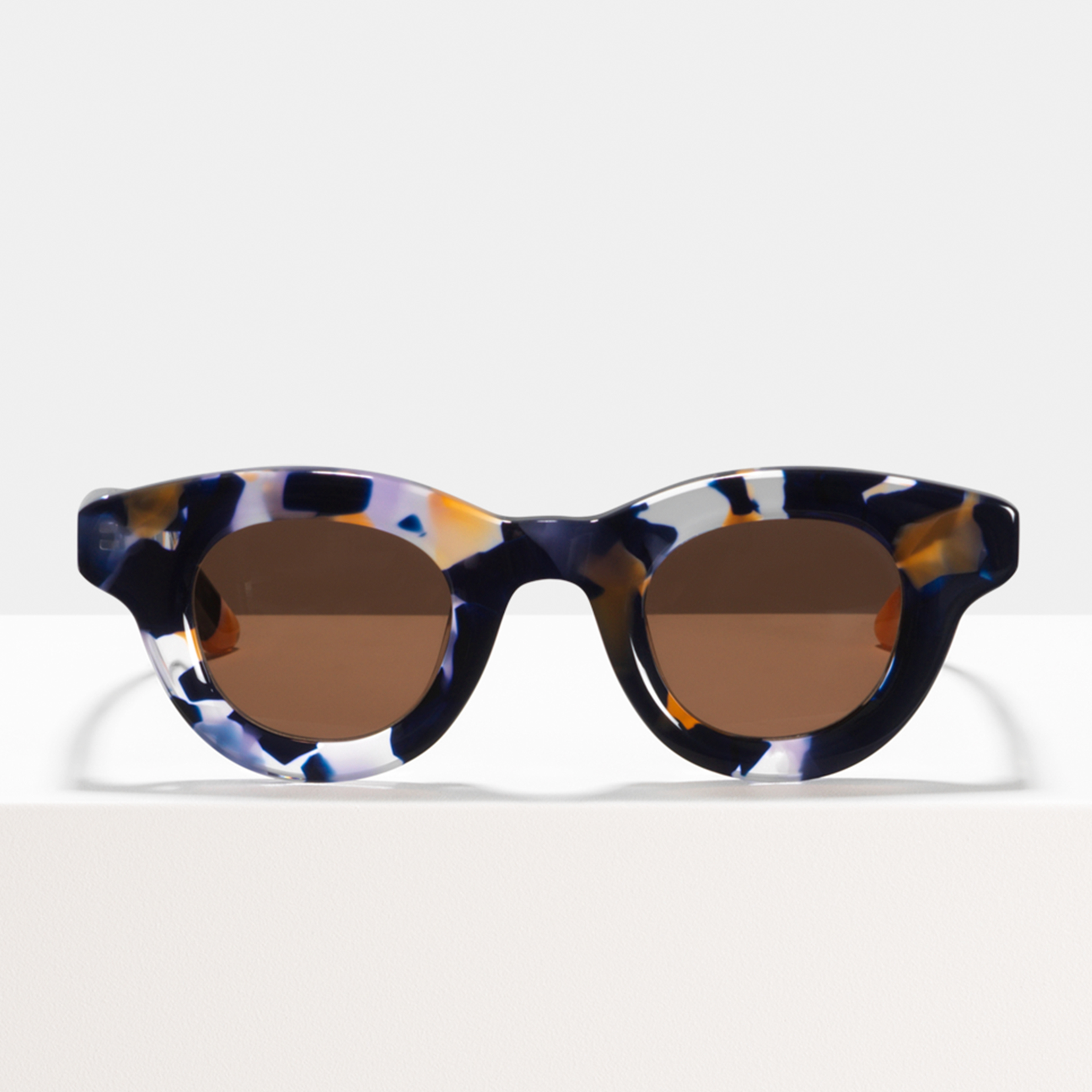 Ace & Tate Gafas de sol | redonda Acetato in Marrón, Naranja, Morado