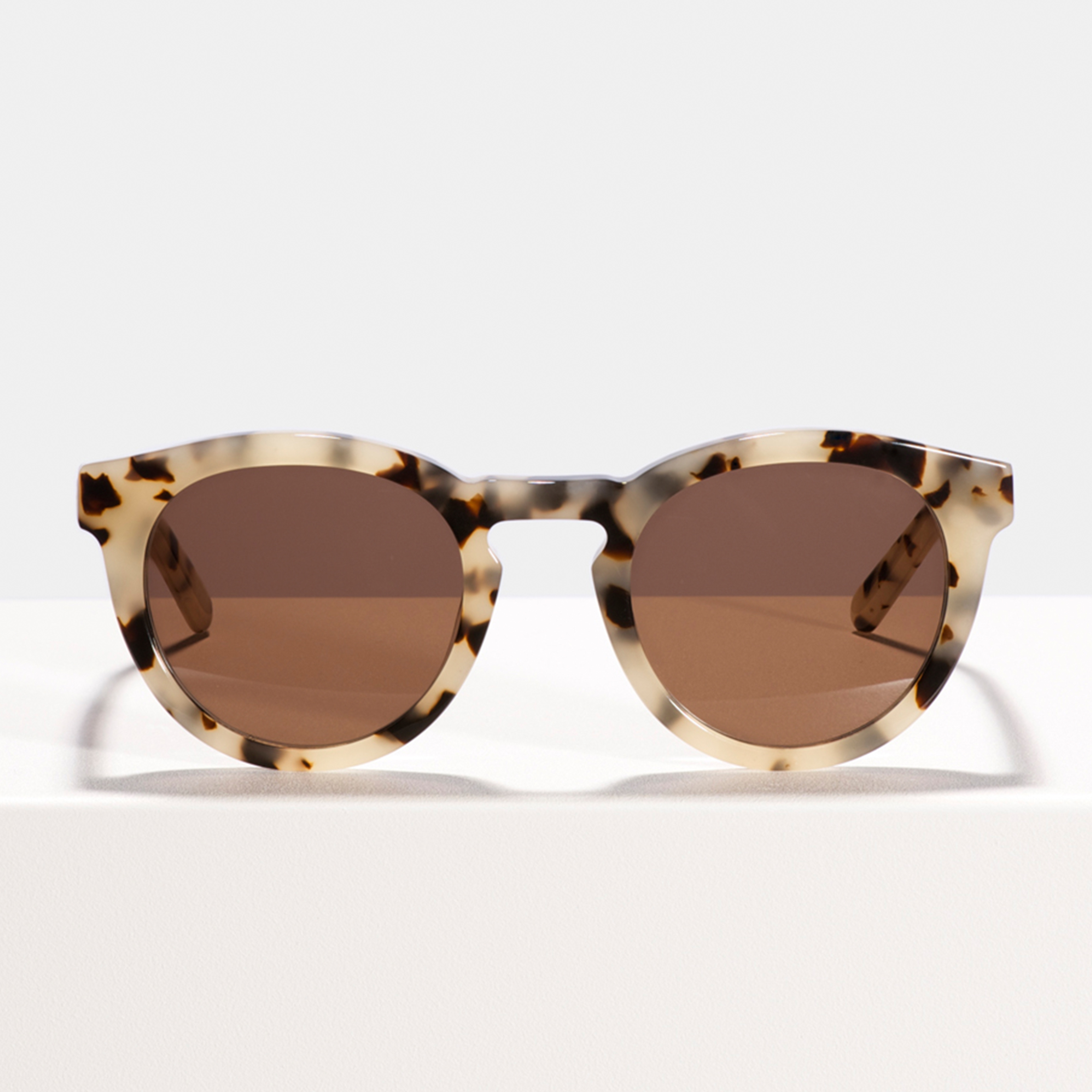 Ace & Tate Solaires | ronde Acétate in Beige