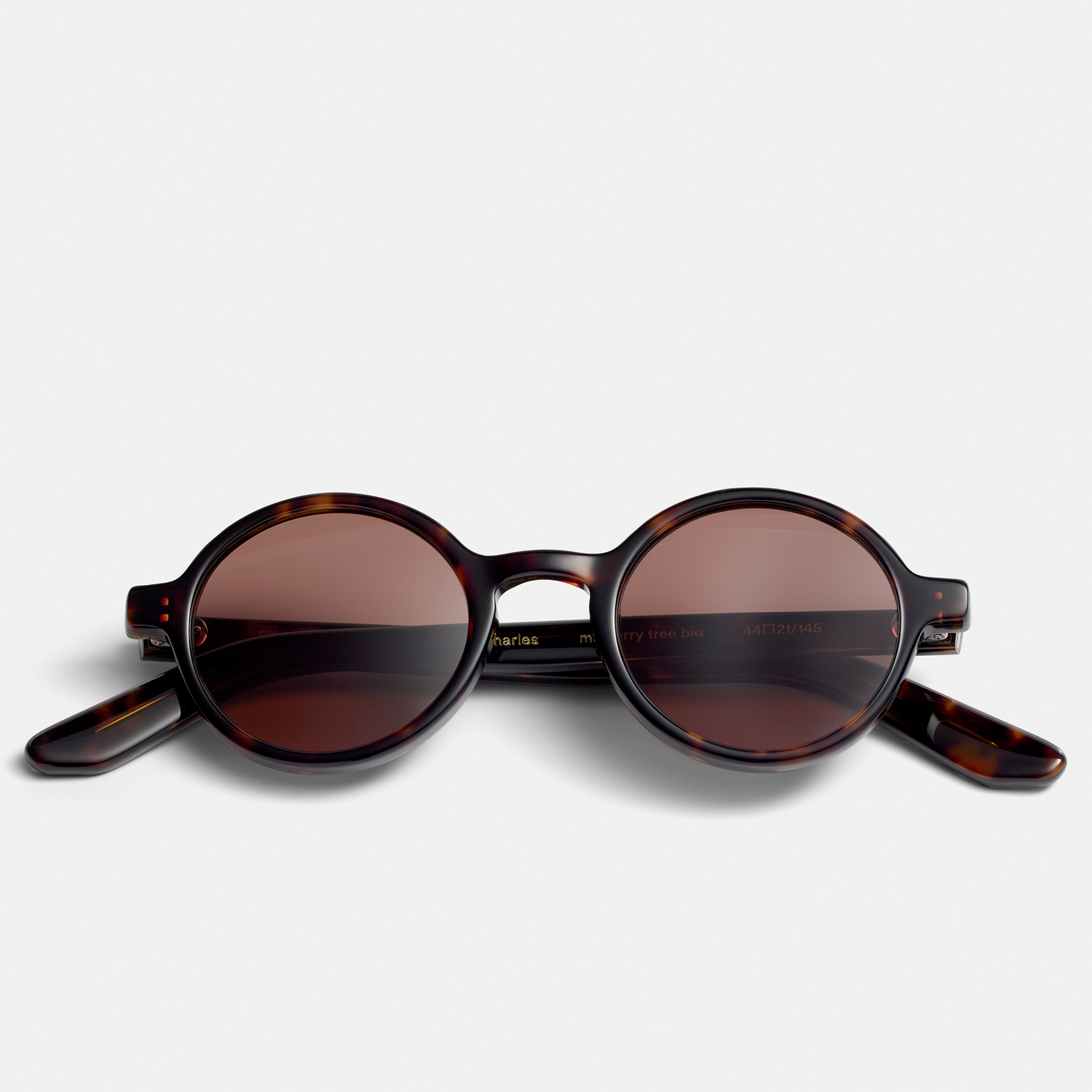 Ace & Tate Solaires | ronde Acétate in tortoise