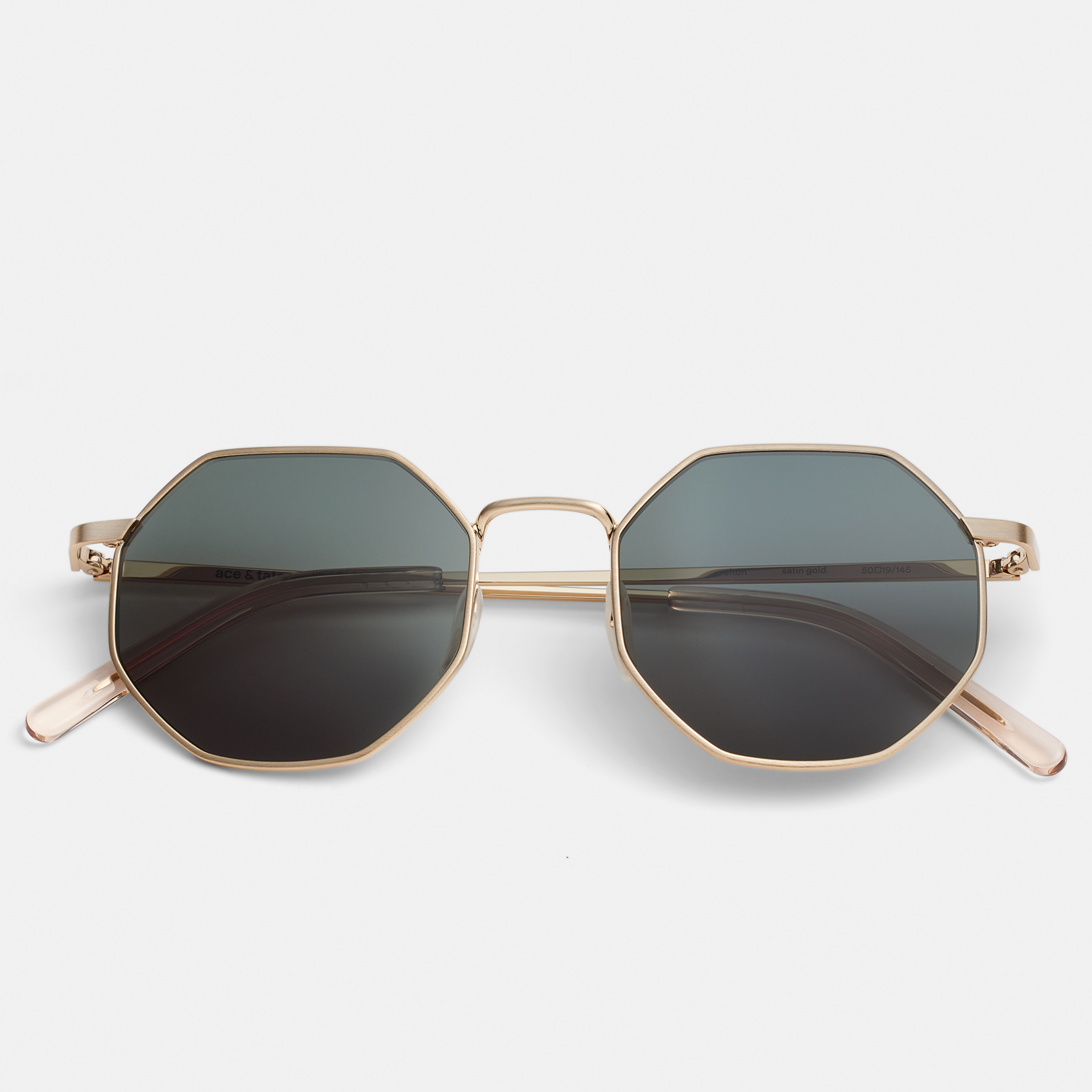 Ace & Tate Sunglasses | hexagonal Metal in Gold