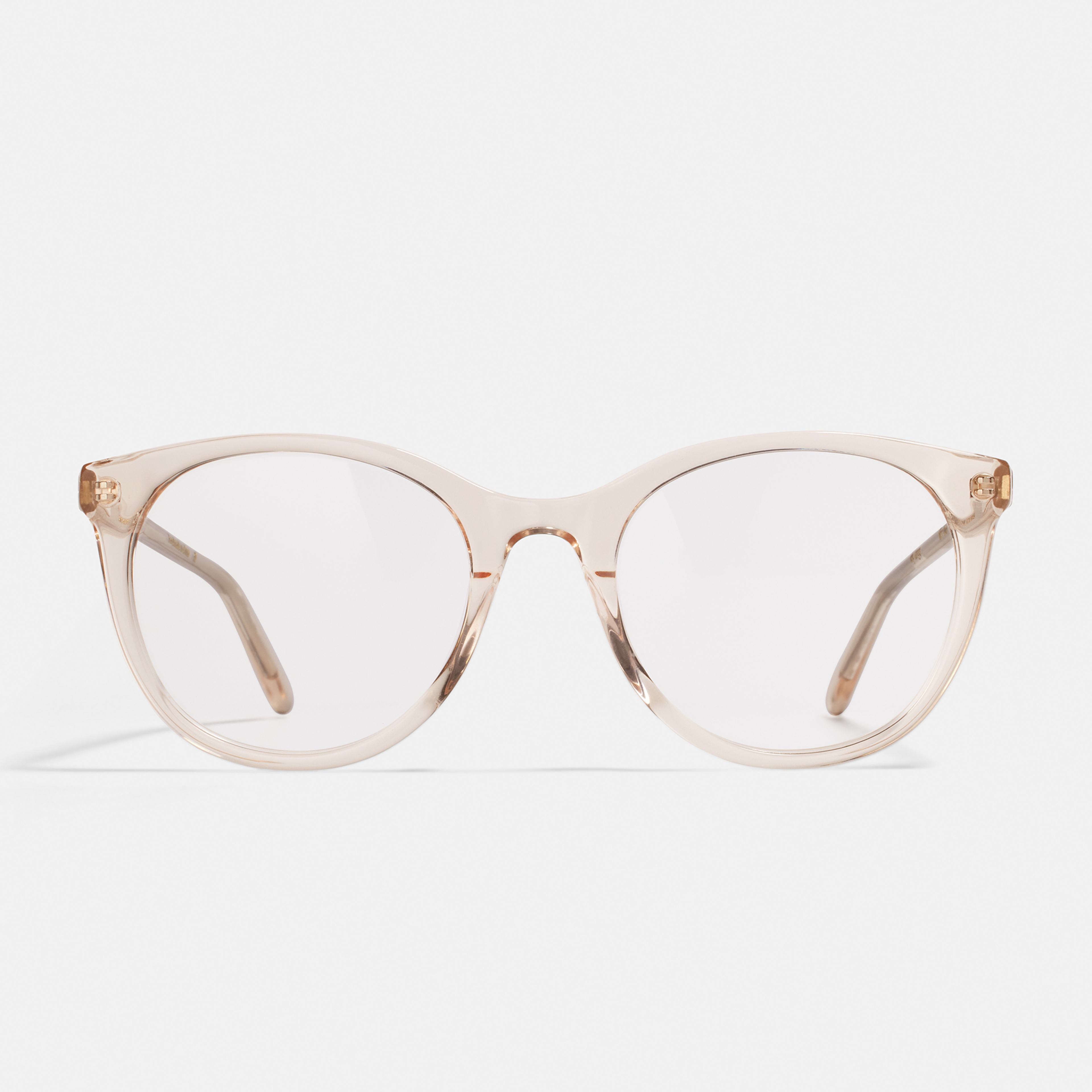 Ace & Tate Glasses | Oval Acetate in Clear