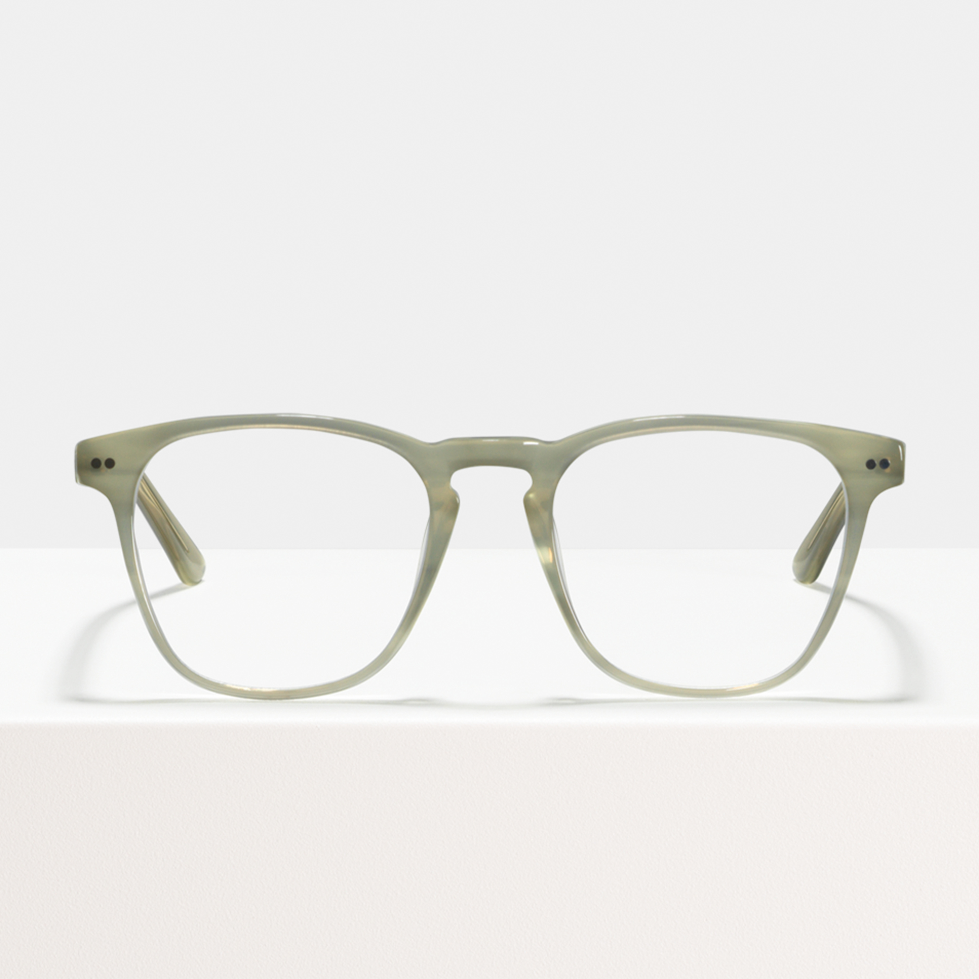 Ace & Tate Glasses | Square Acetate in Grey, White