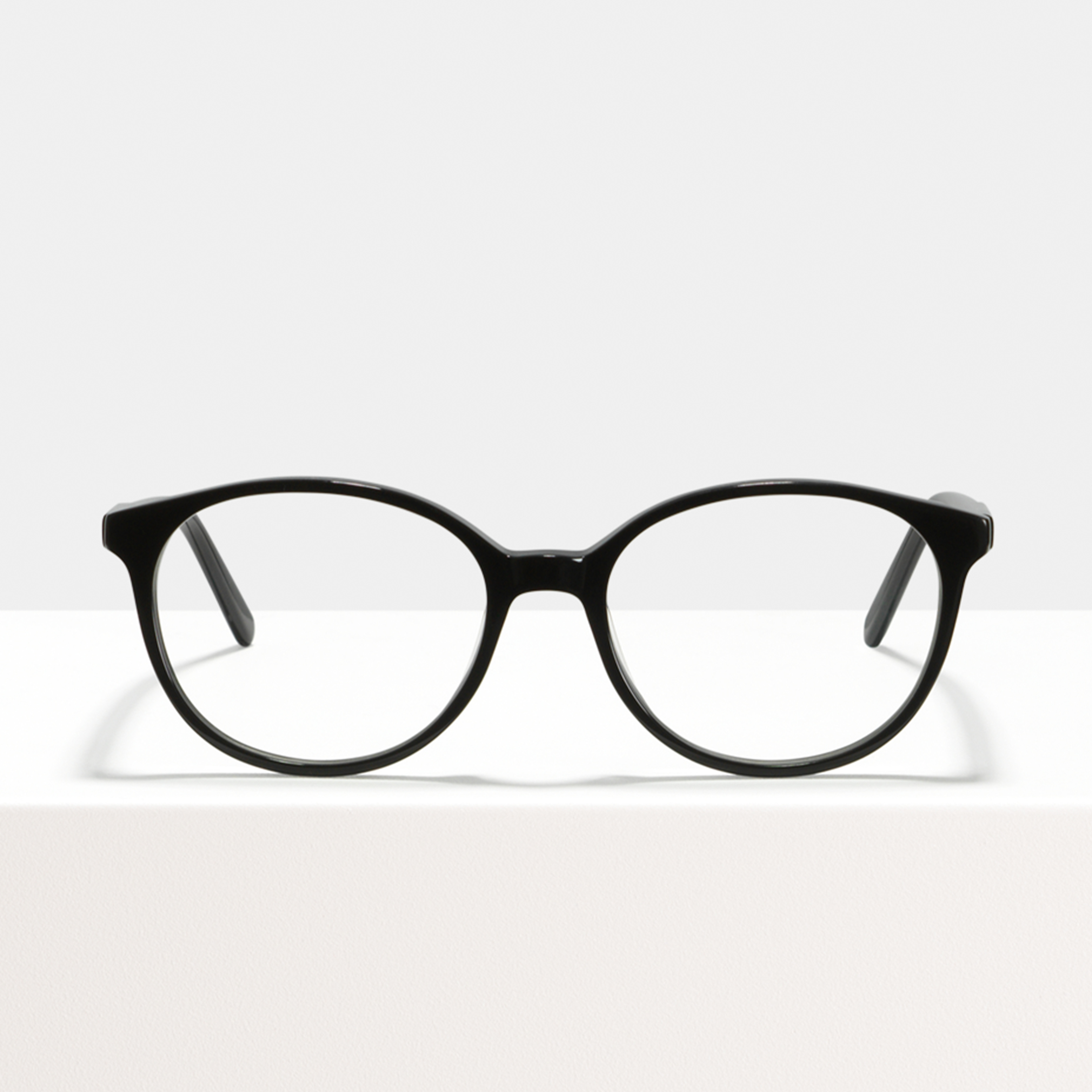 Ace & Tate Glasses | oval Acetate in Black