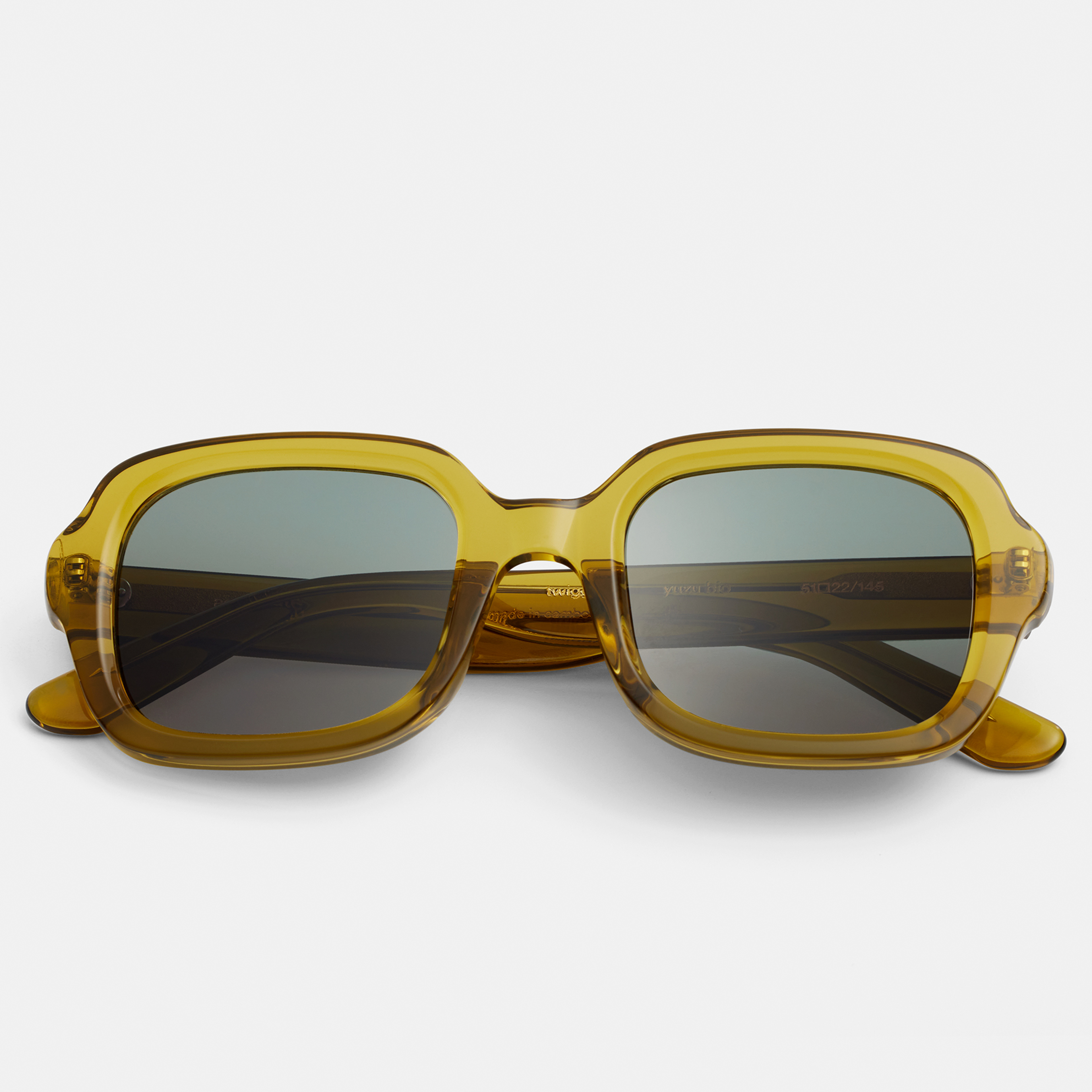 Ace & Tate Gafas de sol | cuadrada Renew acetato bío in Amarillo