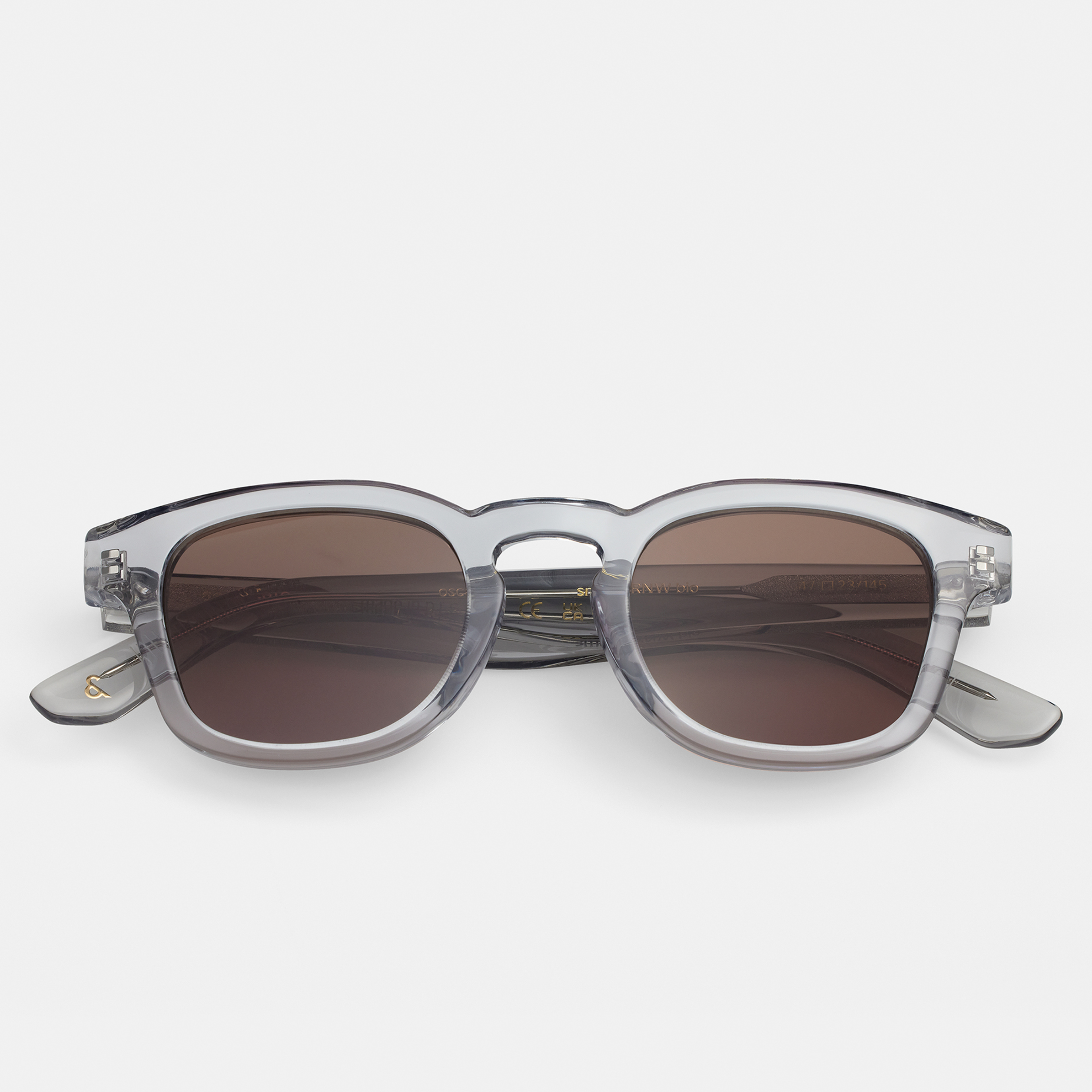 Ace & Tate Sunglasses | Round Renew bio acetate in Grey