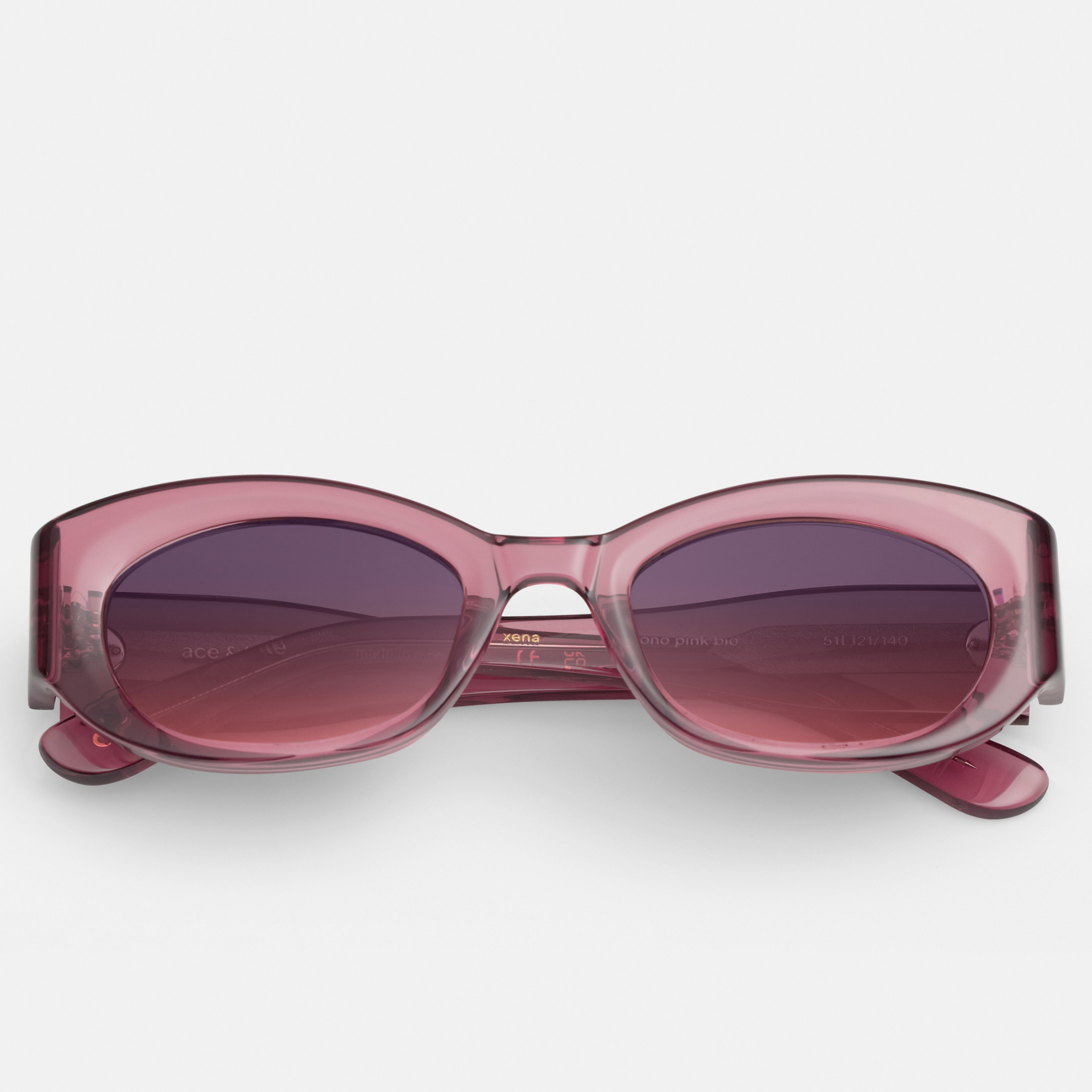 Ace & Tate Gafas de sol | rectangulares Acetato bío in Rosado