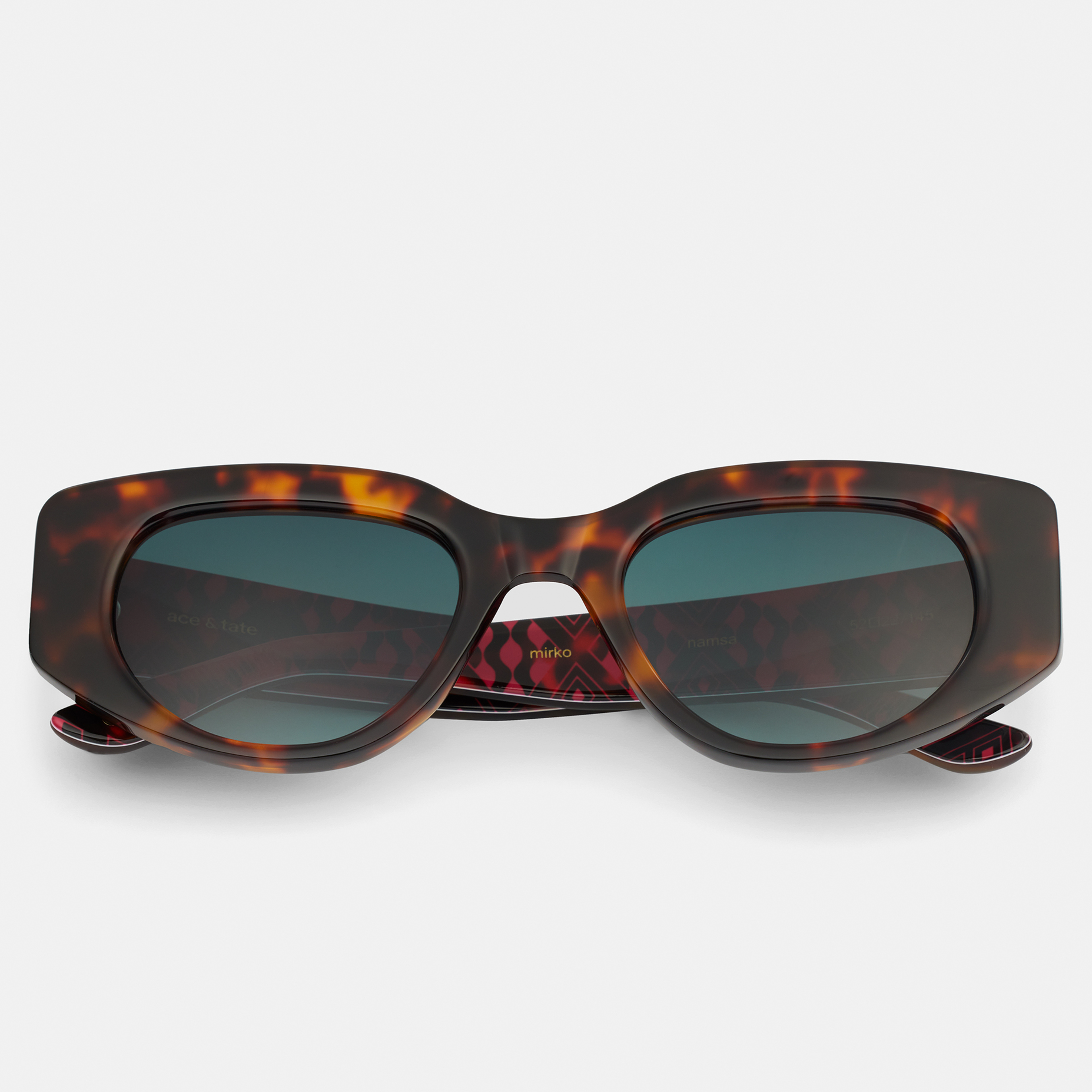 Ace & Tate Gafas de sol | oval Acetato in Marrón