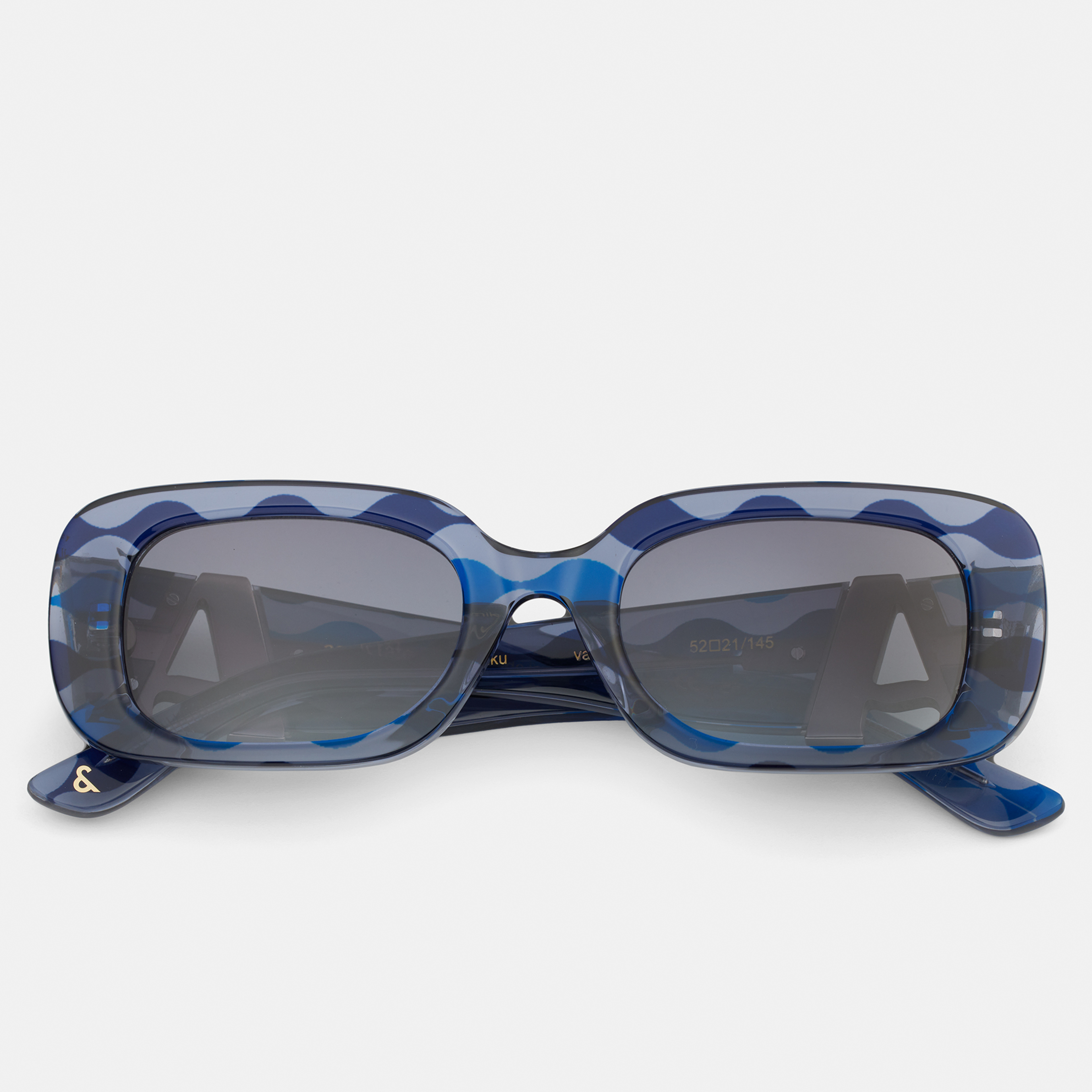 Ace & Tate Sonnenbrillen | Rechteckig Acetat in Blau