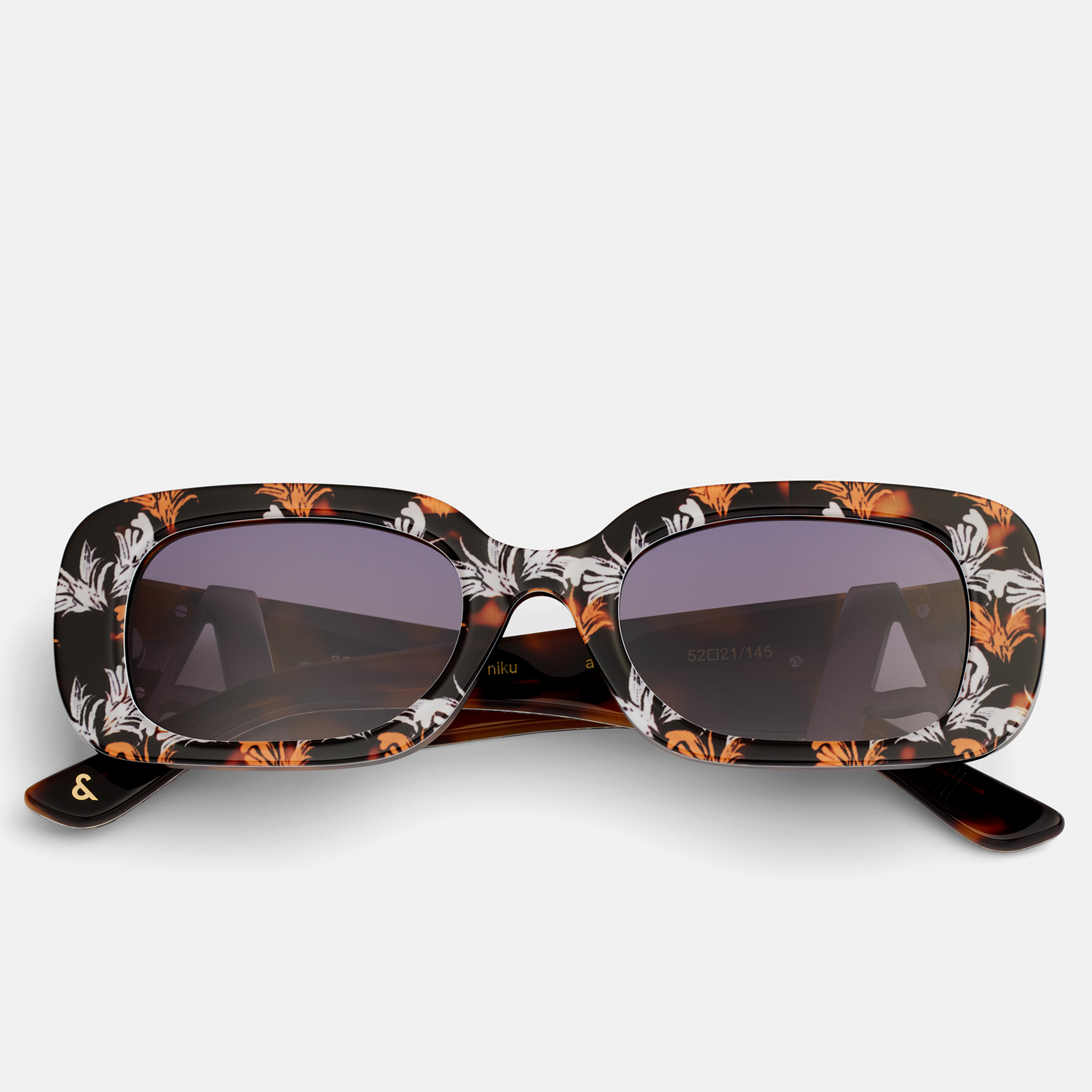 Ace & Tate Gafas de sol | rectangulares Acetato in Marrón