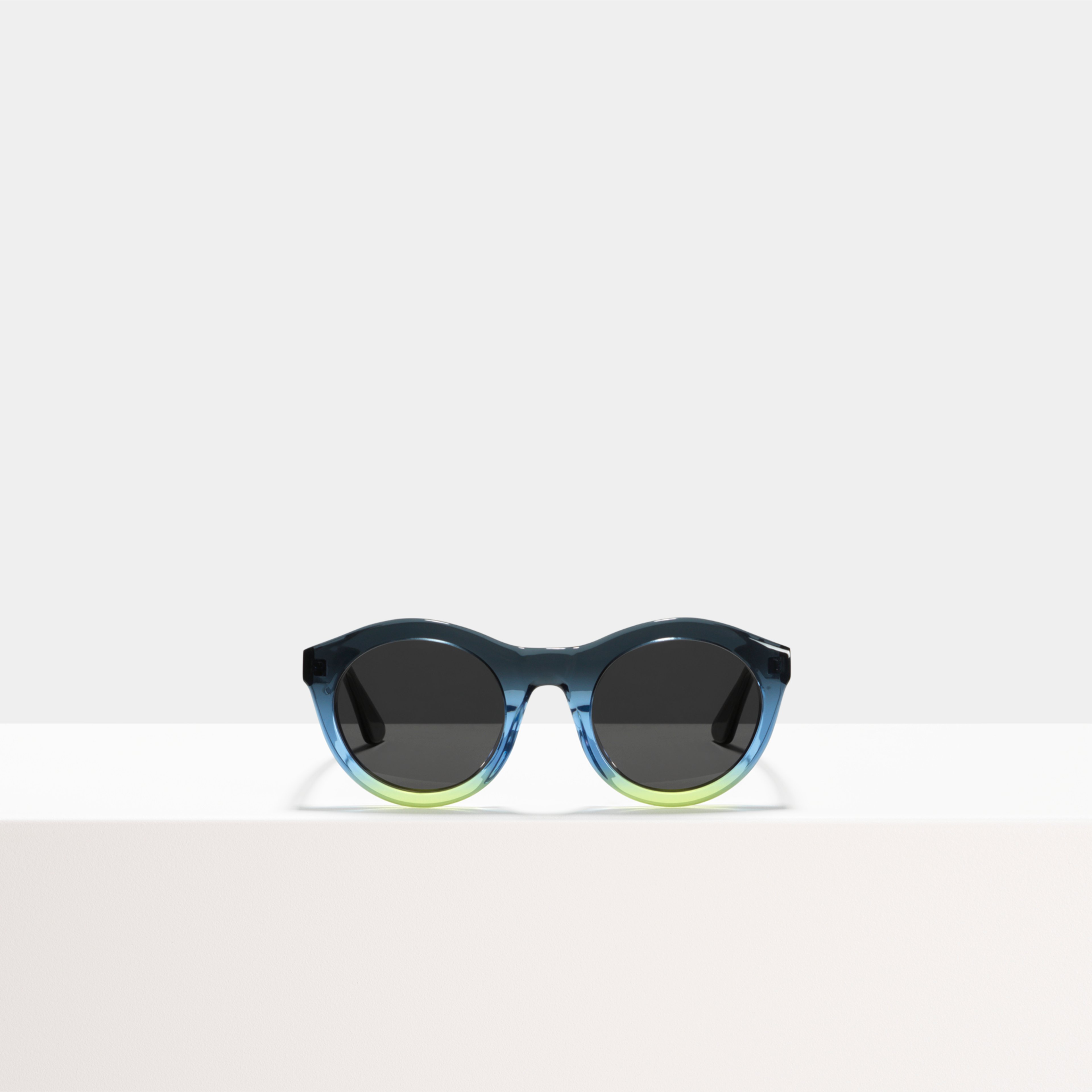 Ace & Tate Sonnenbrillen | Rund Acetat in Blau, Gelb