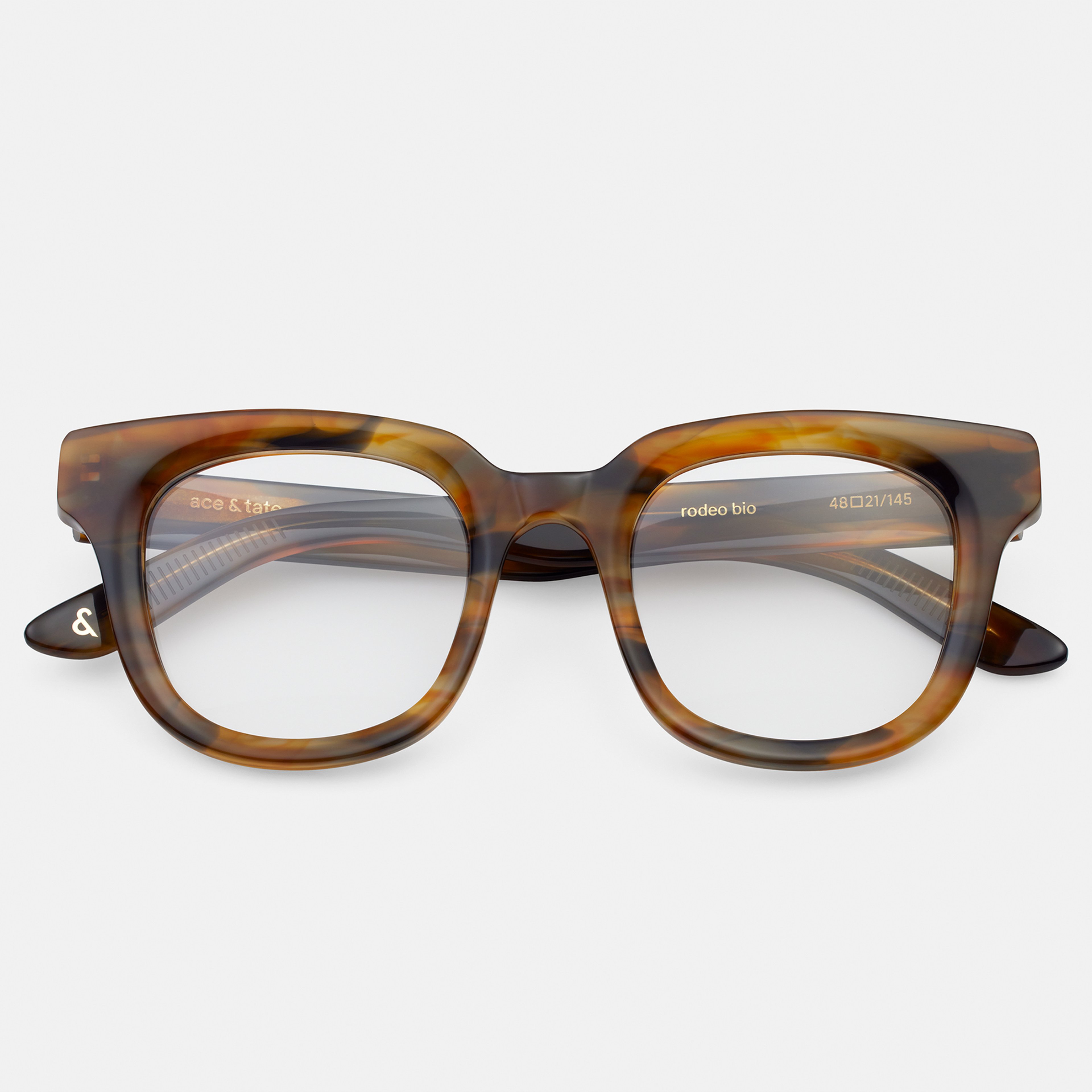 Ace & Tate Brillen | Rund Bio-Acetat in Blau