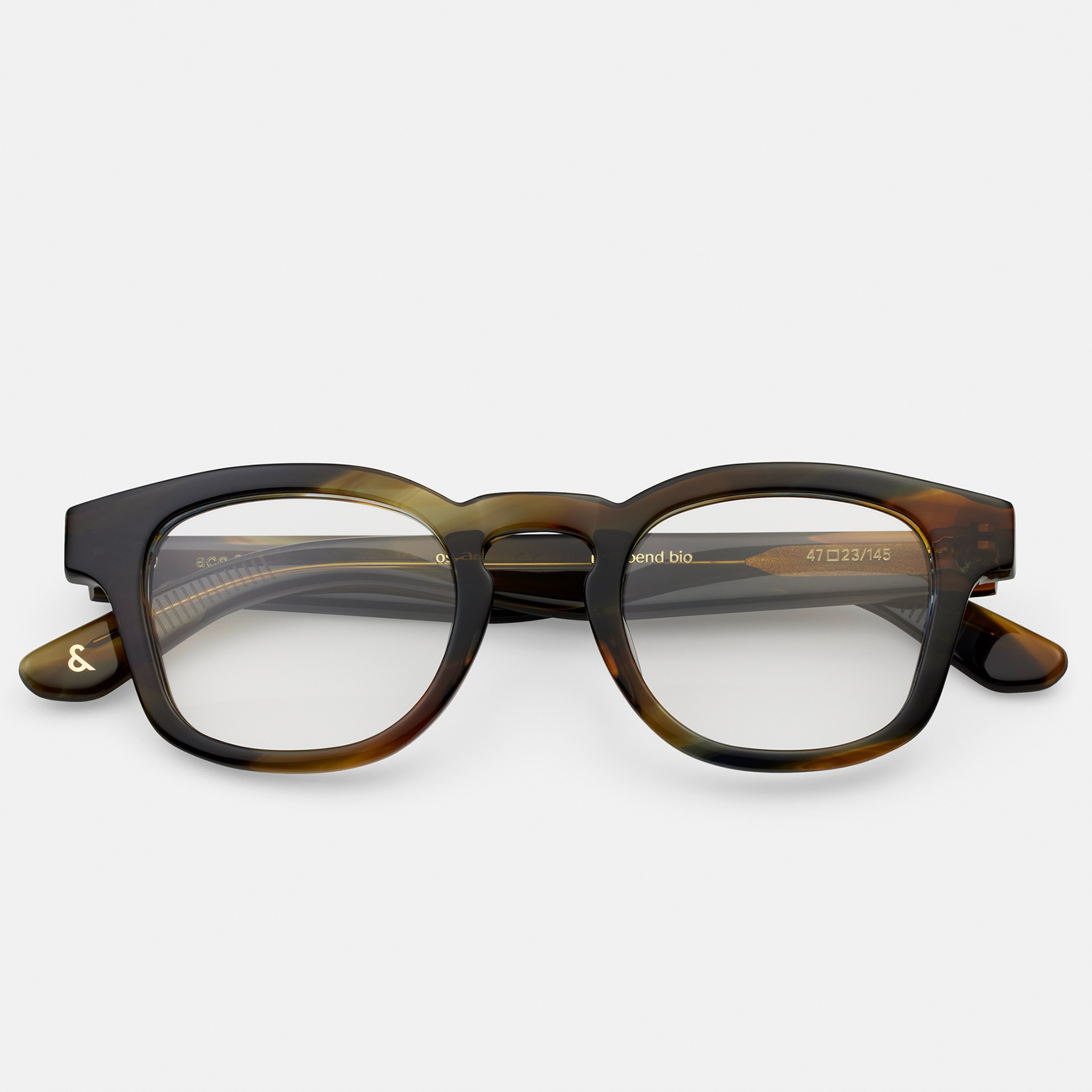 Ace & Tate Brillen | Rund Acetat in Blau