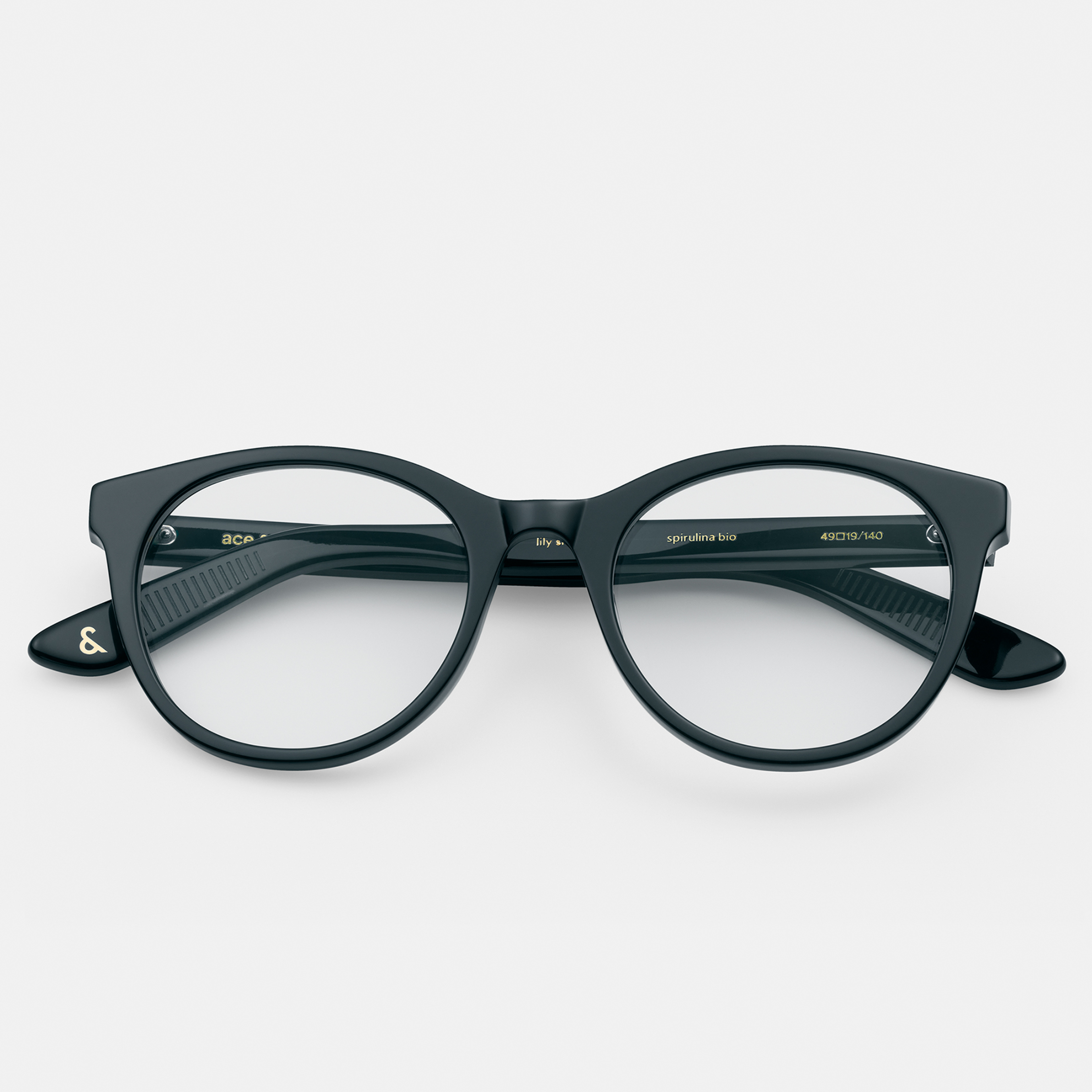 Ace & Tate Glasses | Oval Acetate in Blue