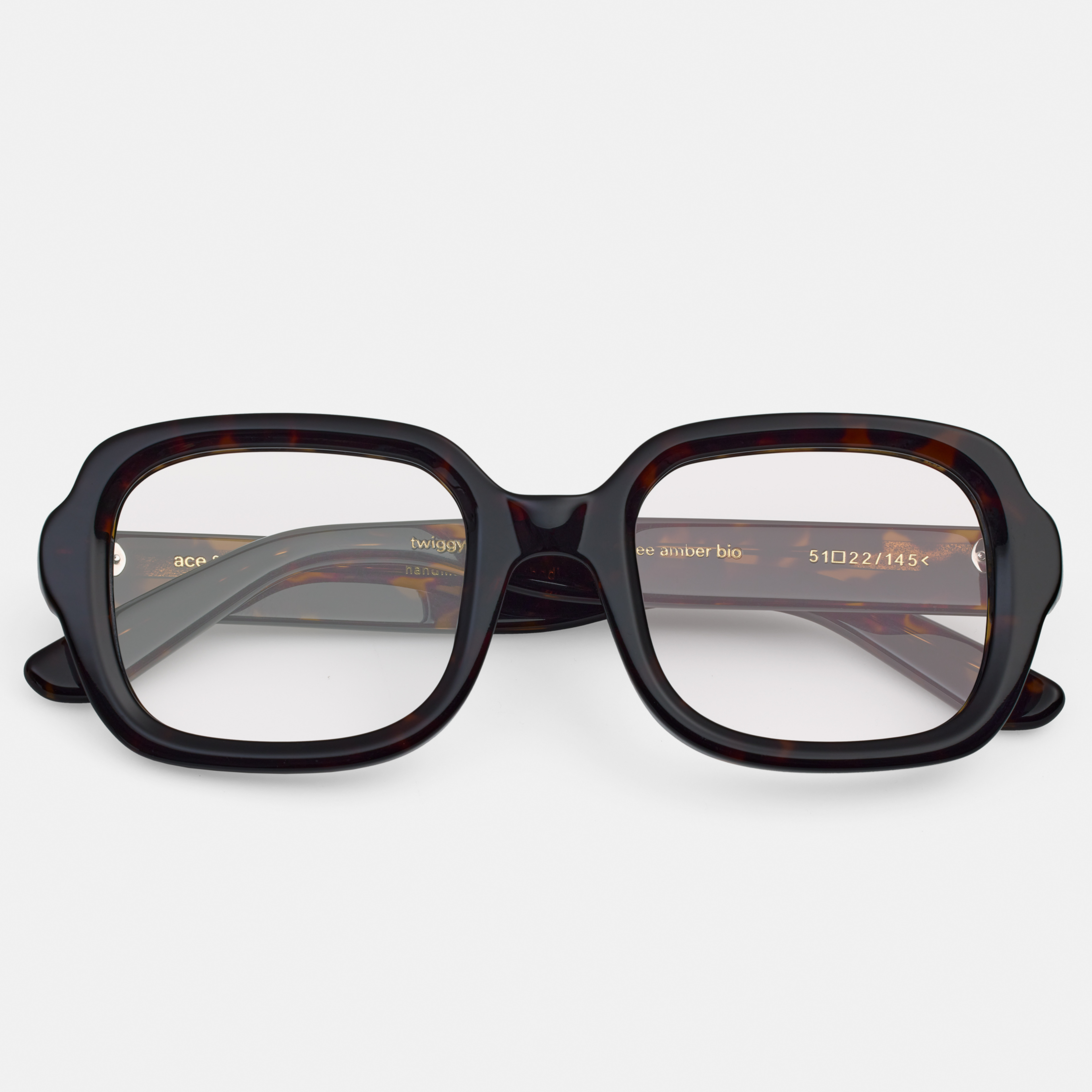 Ace & Tate Glasses | Square Acetate in tortoise